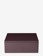 Lux Lacquer Box - BURGUNDY