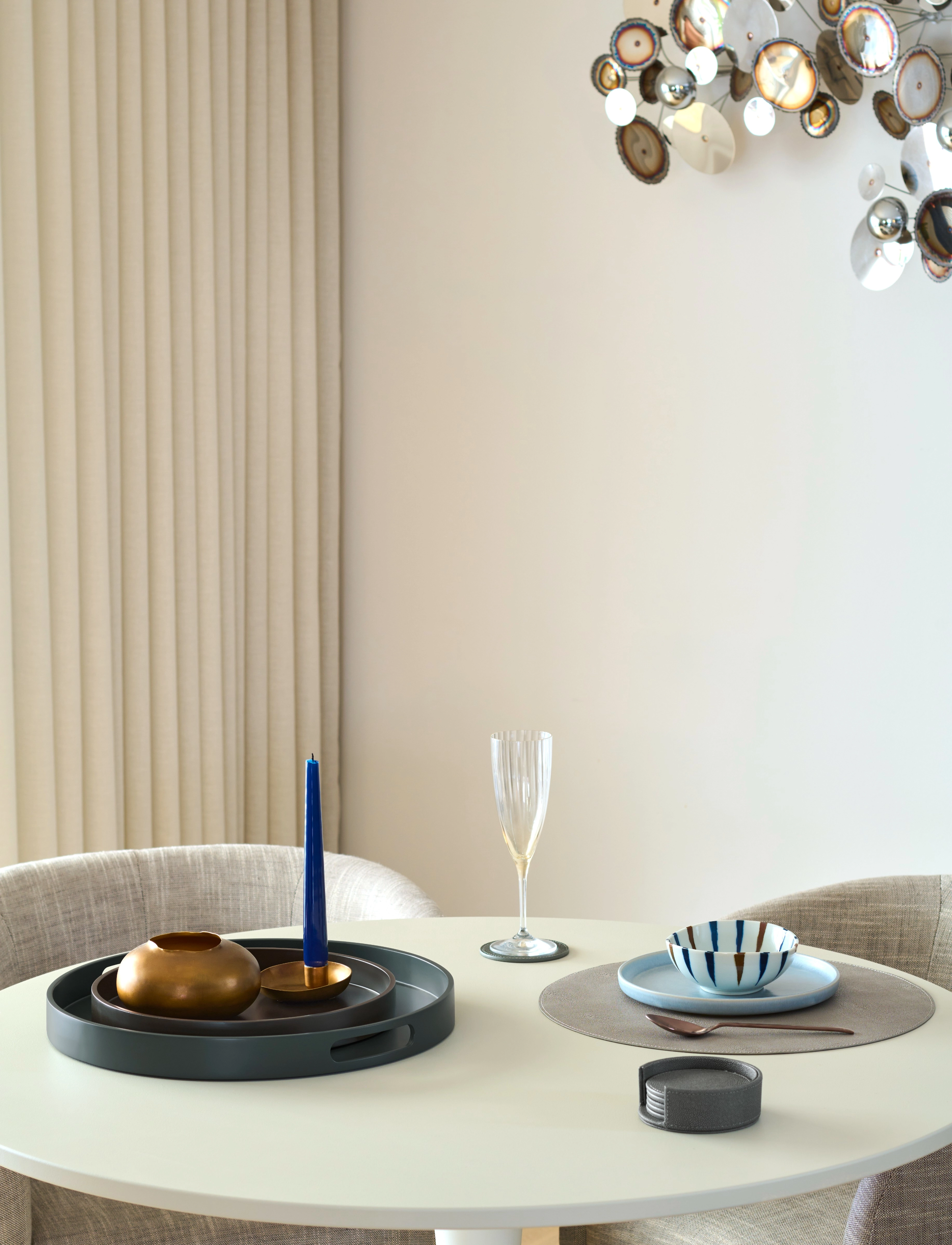 Mojoo Sting Coaster, Sæt Af 6, One Size, Dining & Table Accessories, Grau - Coasters, Homeware