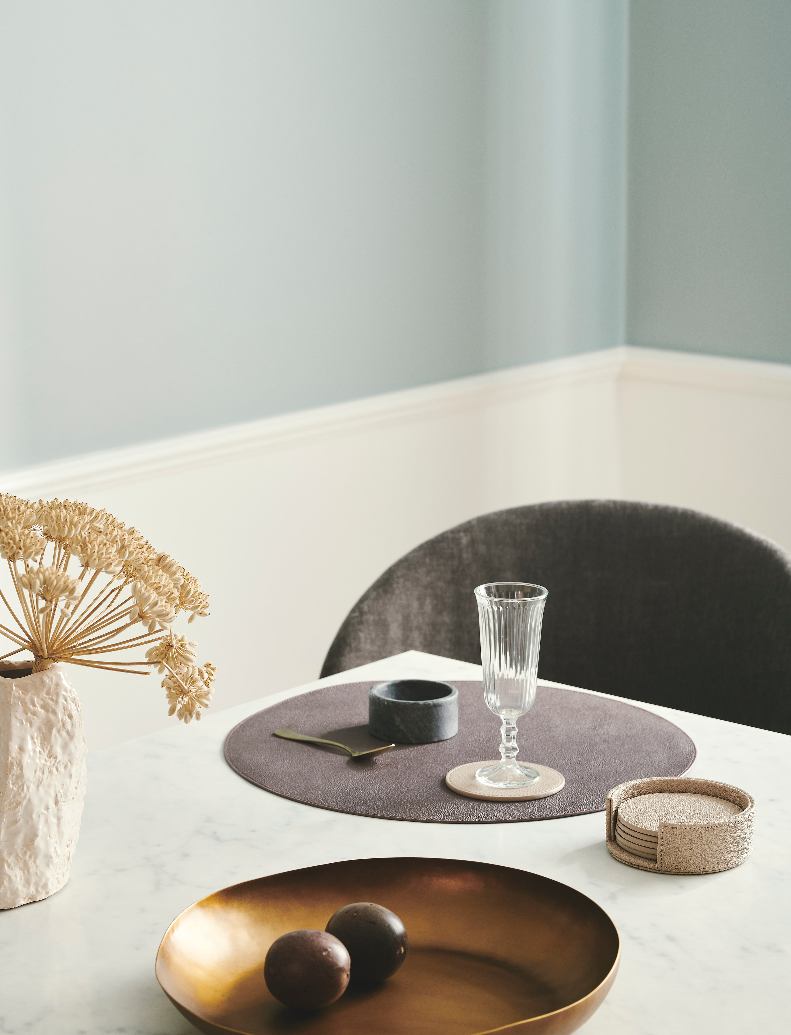 Mojoo Sting Coaster, Sæt Af 6, One Size, Dining & Table Accessories, Grau - Coasters, Homeware