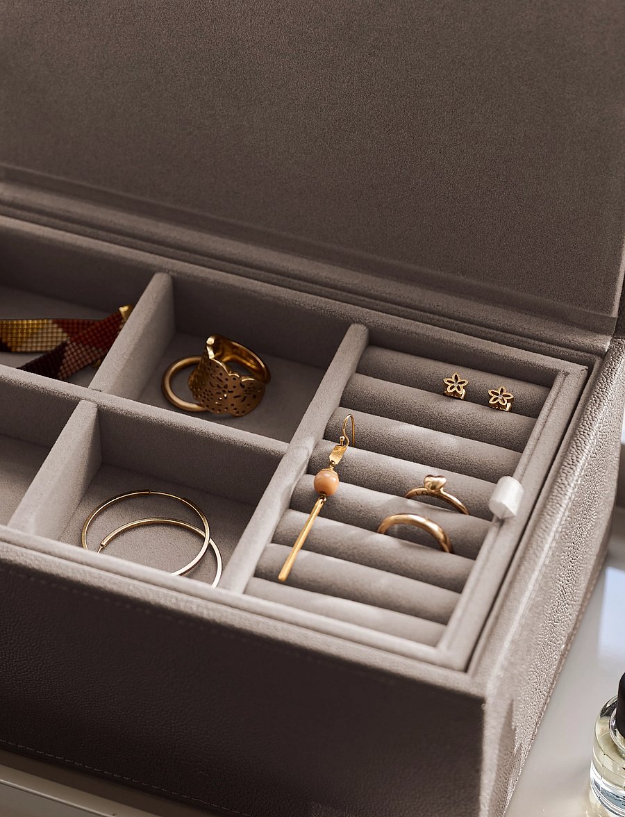 Mojoo - Sting Jewellery Box - jewellery boxes - warm grey - 0