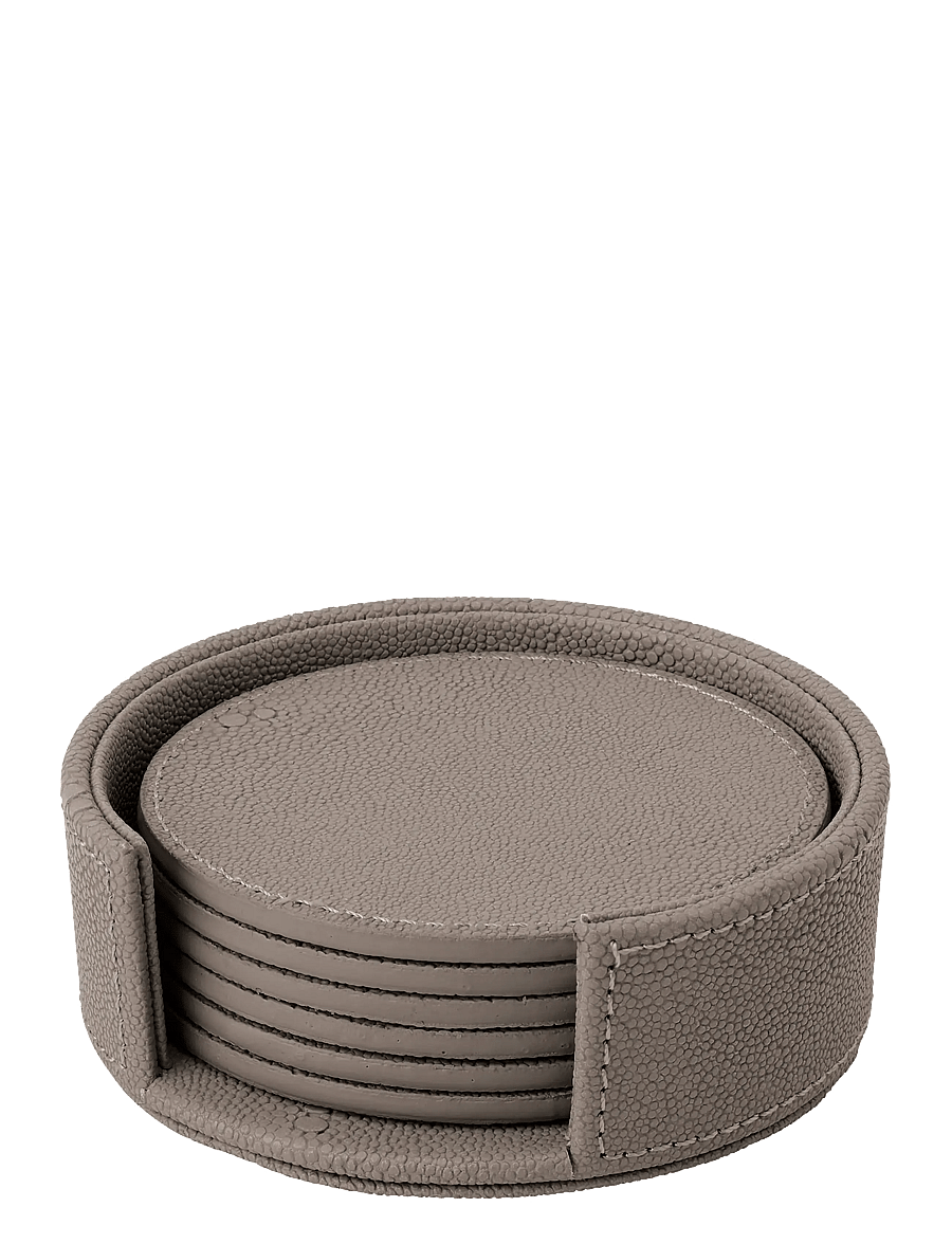 Mojoo - Sting Coaster set of 6 - die niedrigsten preise - warm grey - 0