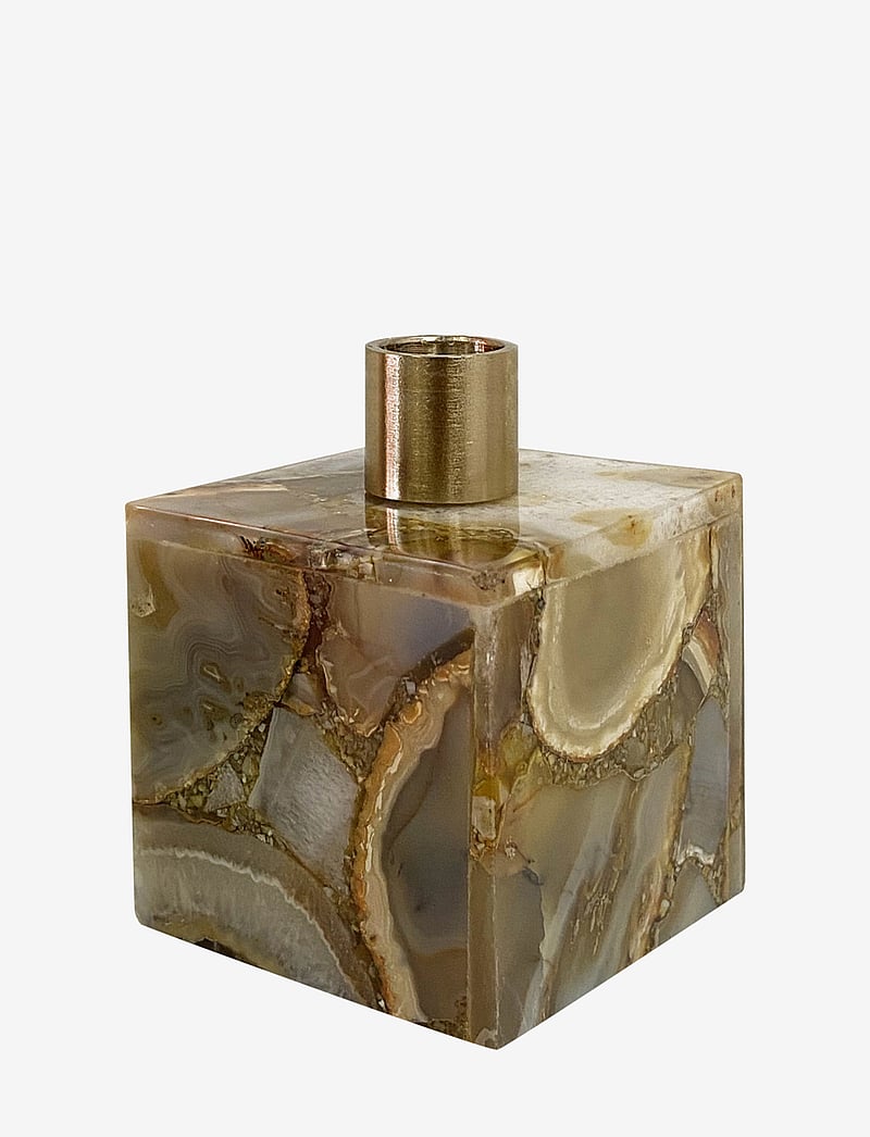 Mojoo - Agat Candleholder - kerzenständer - golden - 0