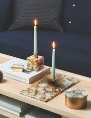 Mojoo - Agat Candleholder - candlesticks - golden - 2