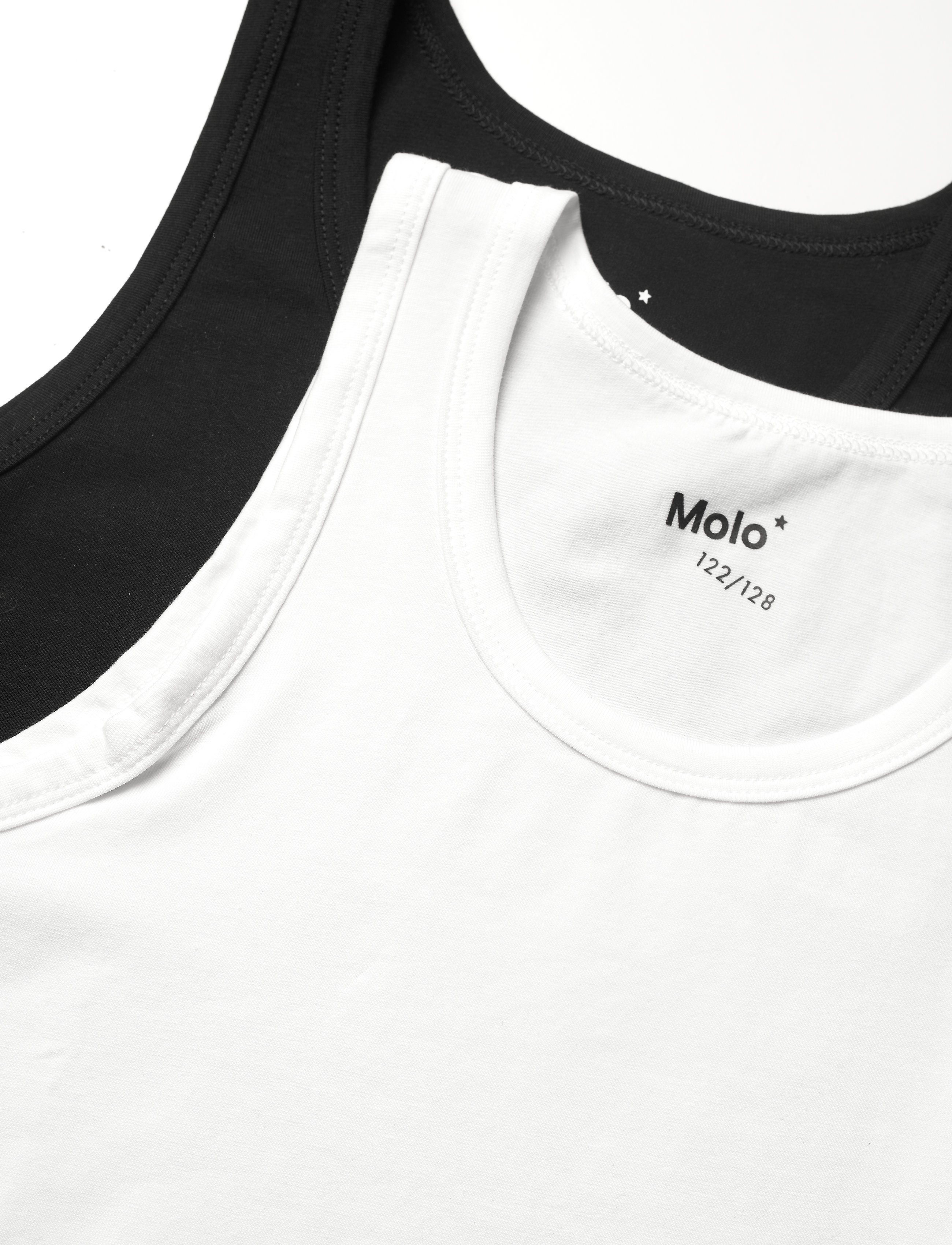 Molo - Jayden 2-pack - tanktops - black white - 1