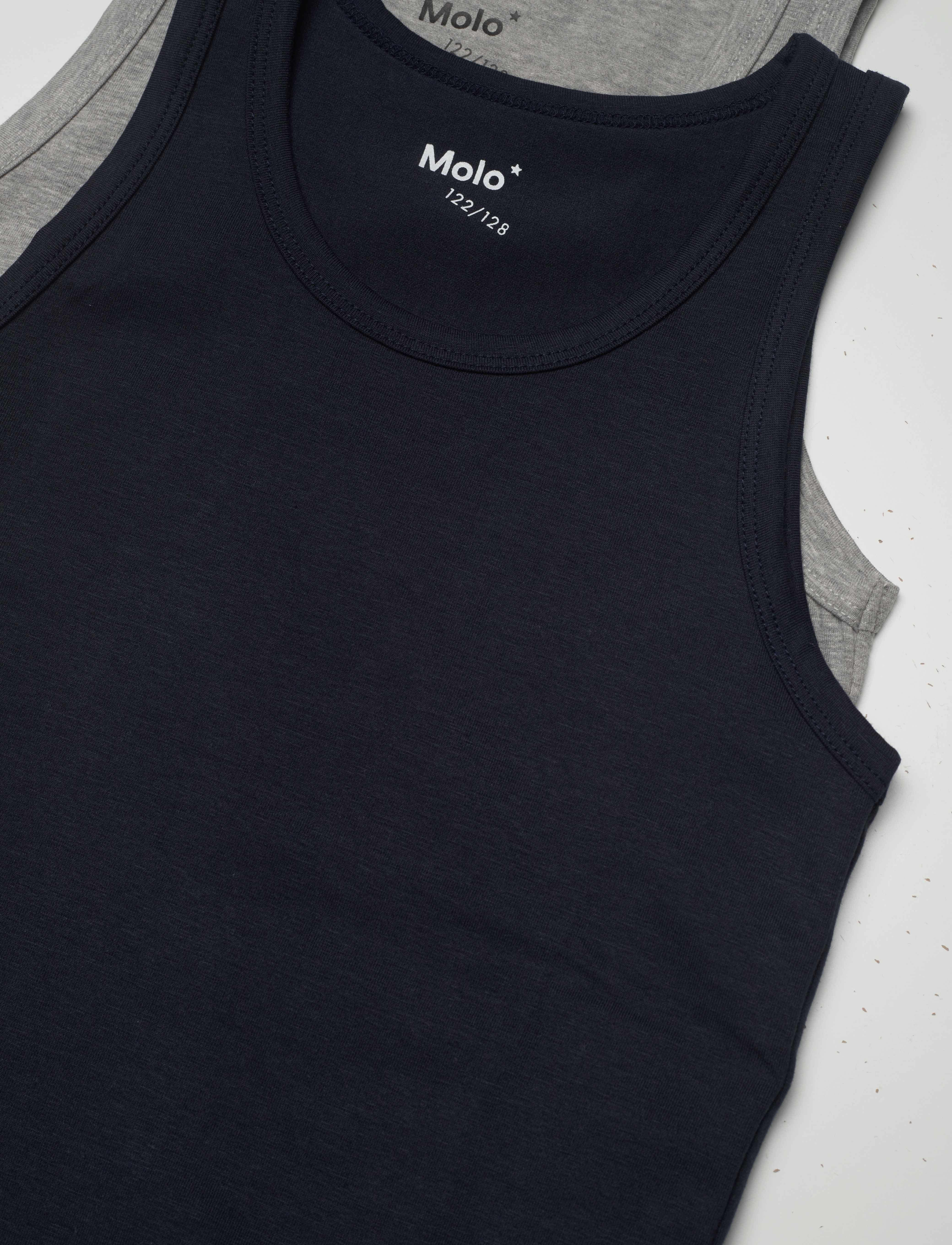 Molo - Jayden 2-pack - tanktops - navy grey - 3