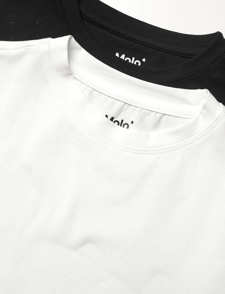 Molo - Jamie 2-pack - kurzärmelige - black white - 1
