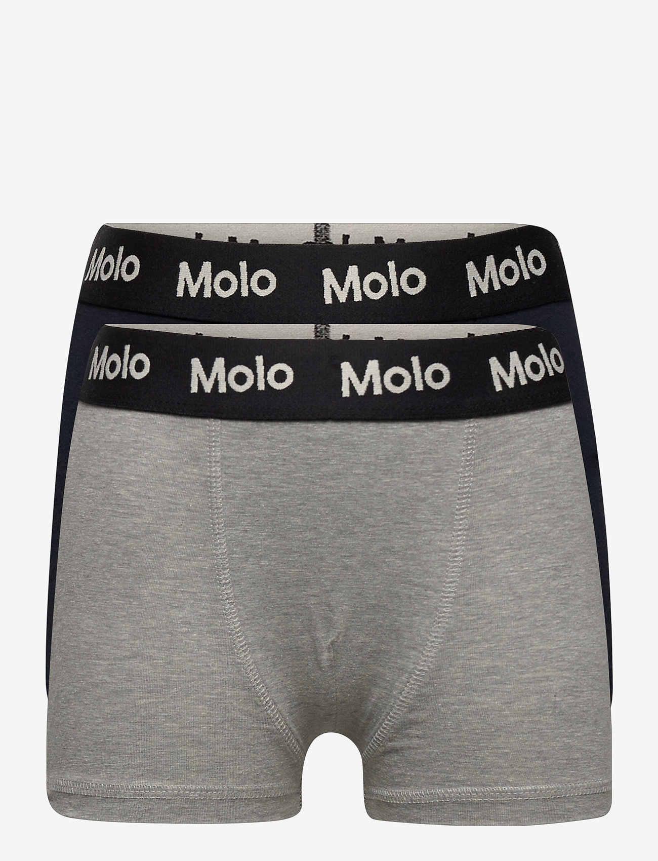 Molo Justin 2-pack - Underkläder - NAVY GREY / black