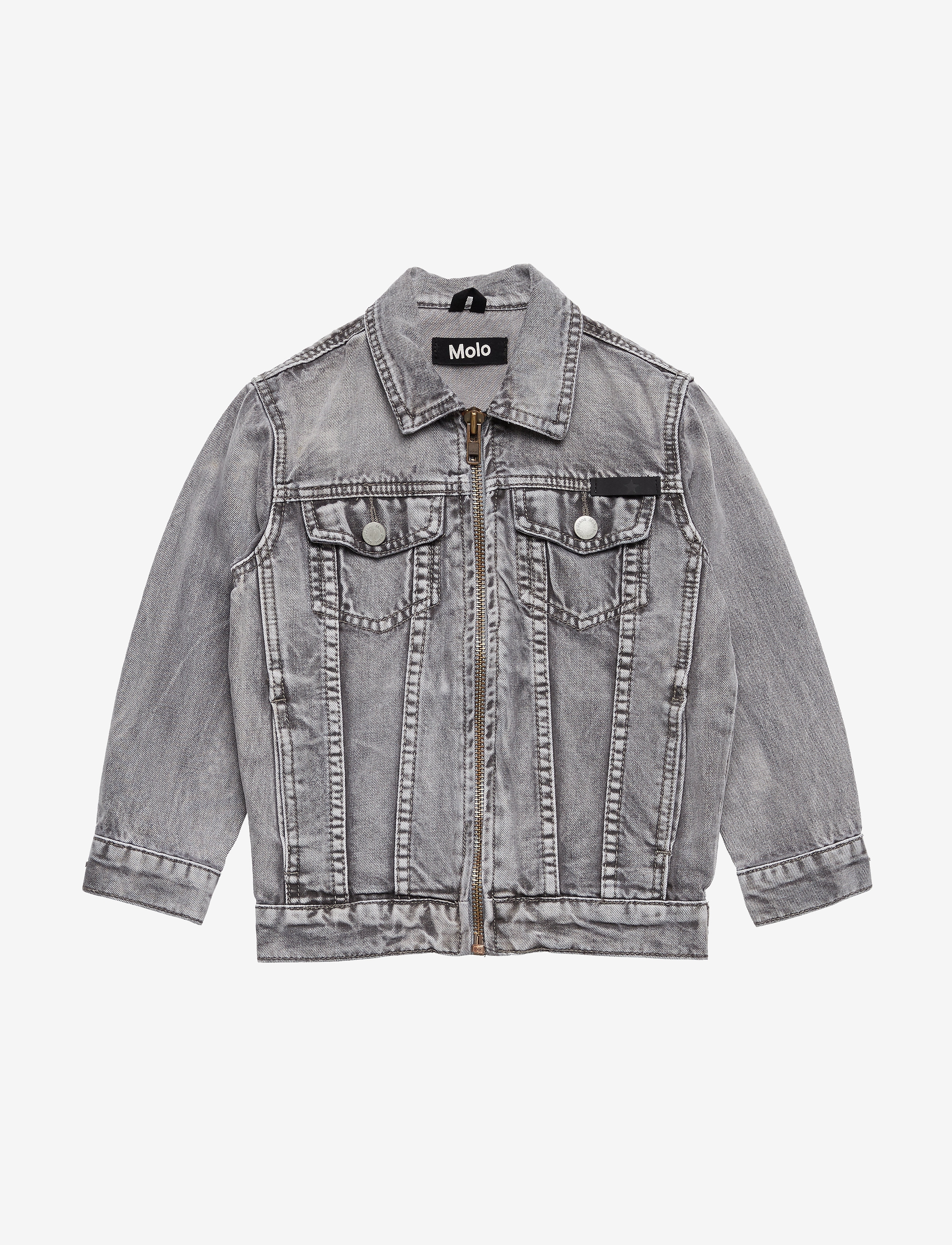 GREY WASHED DENIM