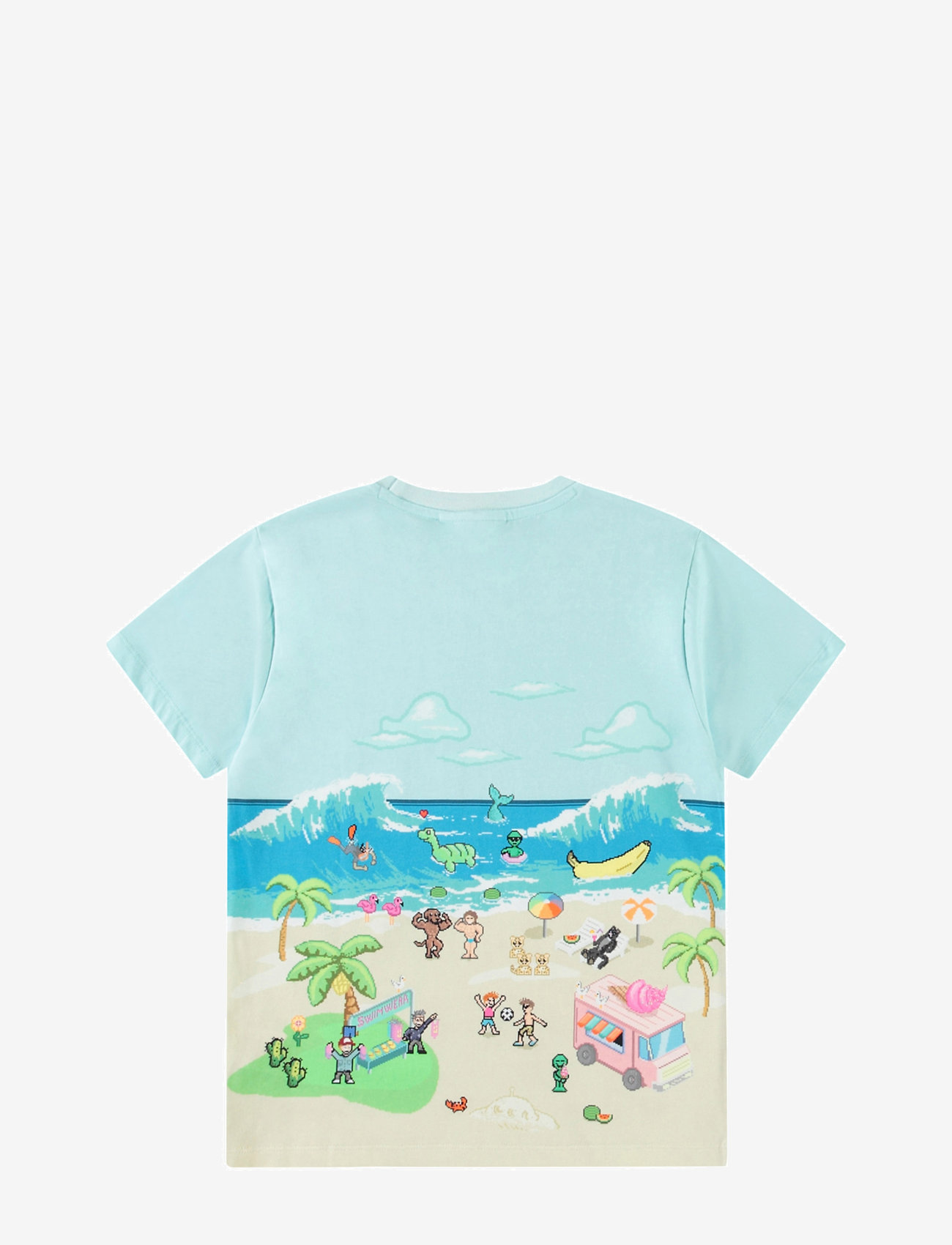 Molo - Riley - short-sleeved - pixel beach - 1