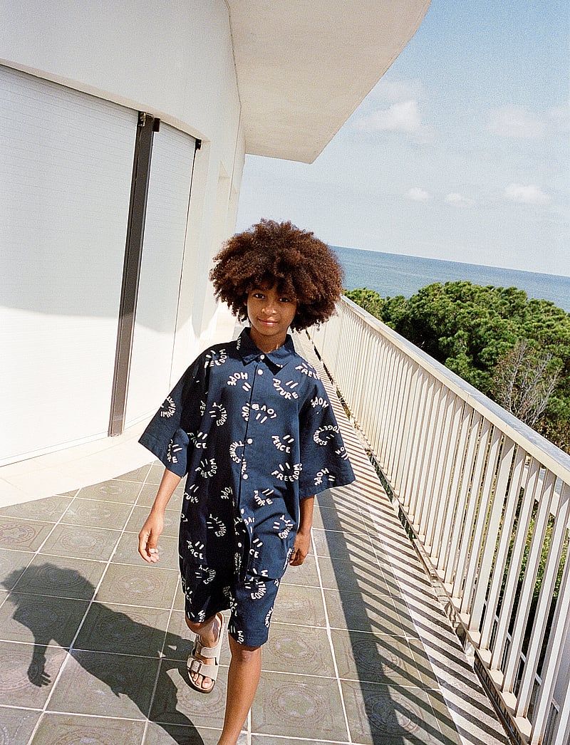 Molo - Avart - casual shorts - smile words - 0