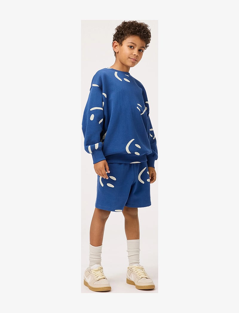 Molo - Amil - sweat shorts - big smiles blue - 2