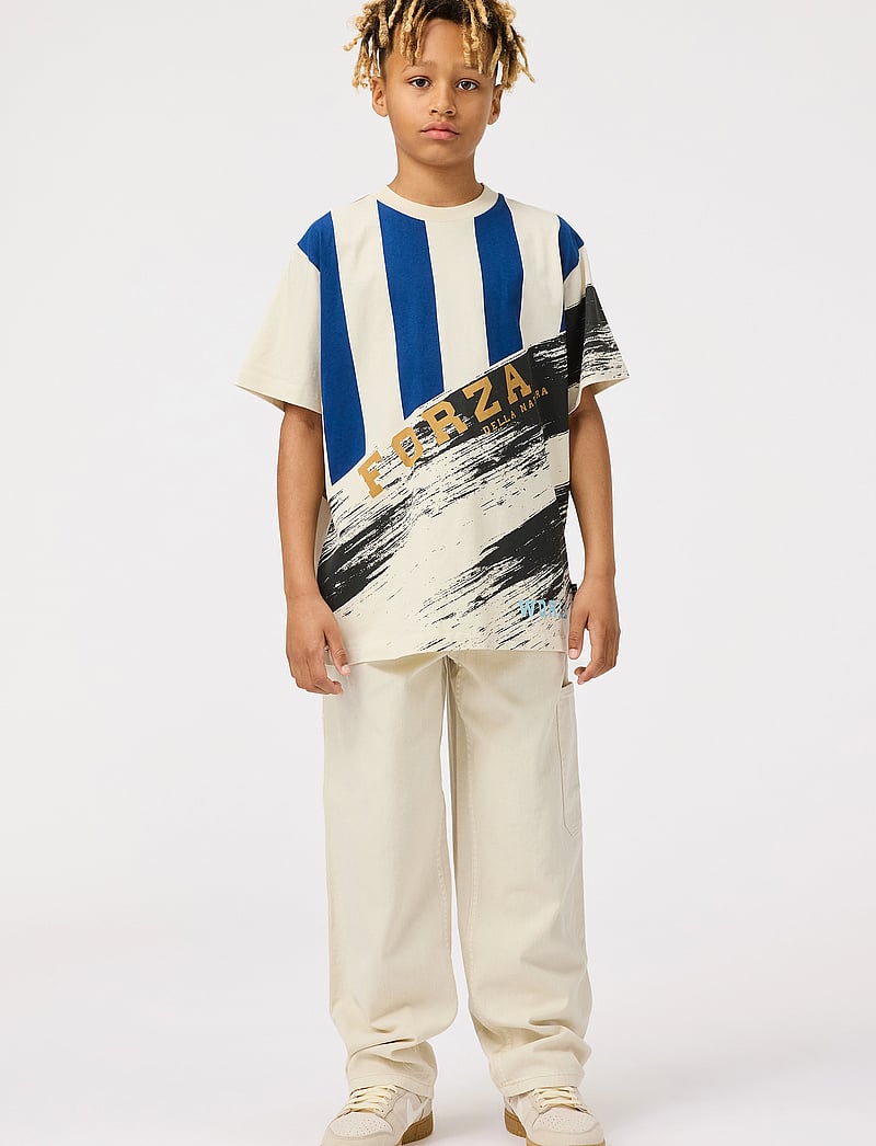 Molo - Archer - loose jeans - white noise - 2