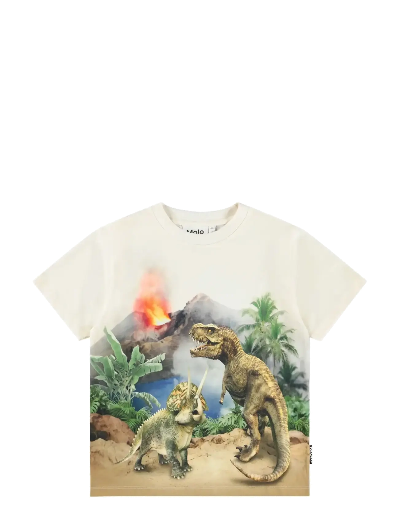 Molo Riley - Kids 98-134 - HOT SPRING DINOS / cream
