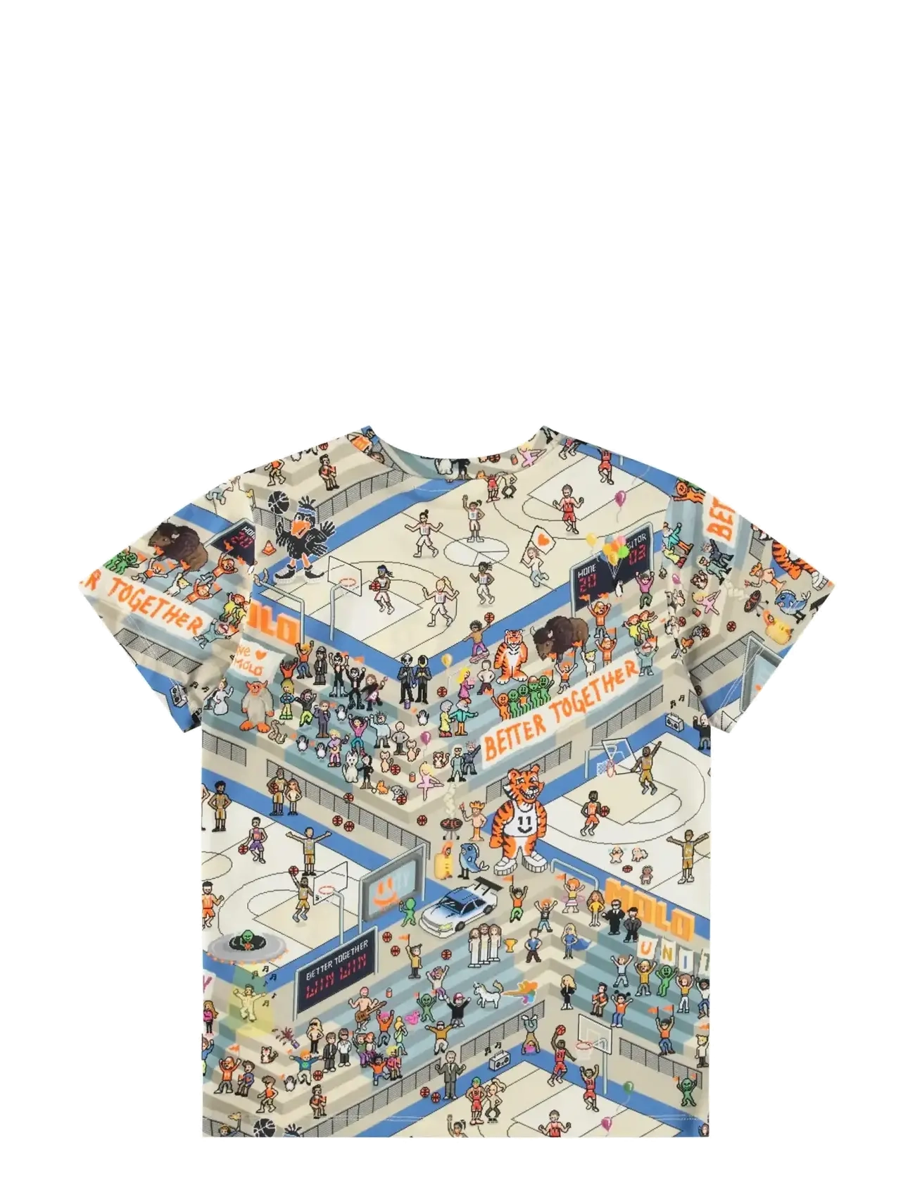 Molo - Ralphie - short-sleeved - pixel basket - 2