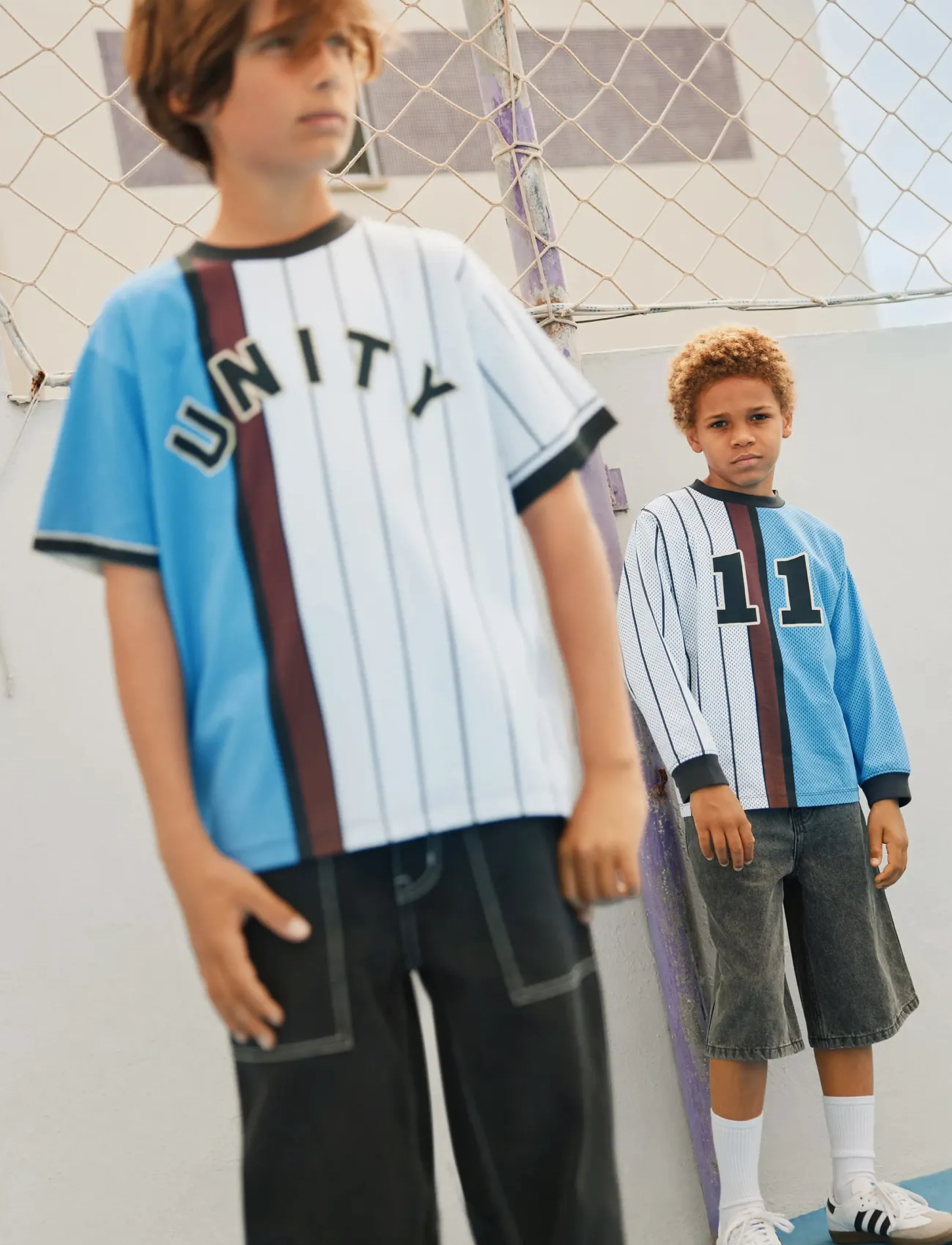 Molo Rodney - Oberteile & T-Shirts - BASKET MASH-UP / blue