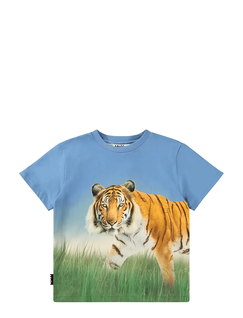 Molo - Rubin - kortärmade - tiger on blue - 0