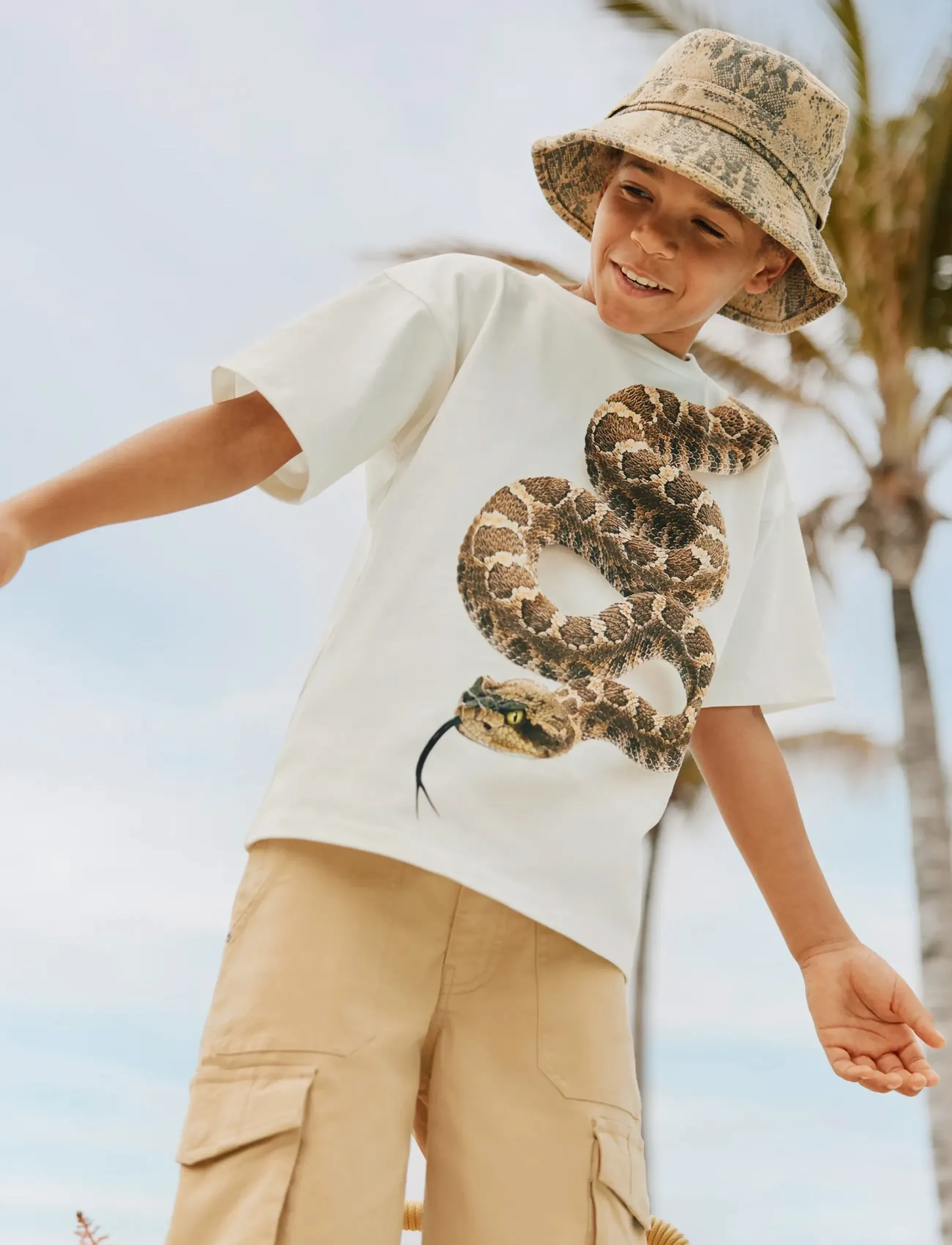 Molo Rillo - Oberteile - RATTLE SNAKE / white