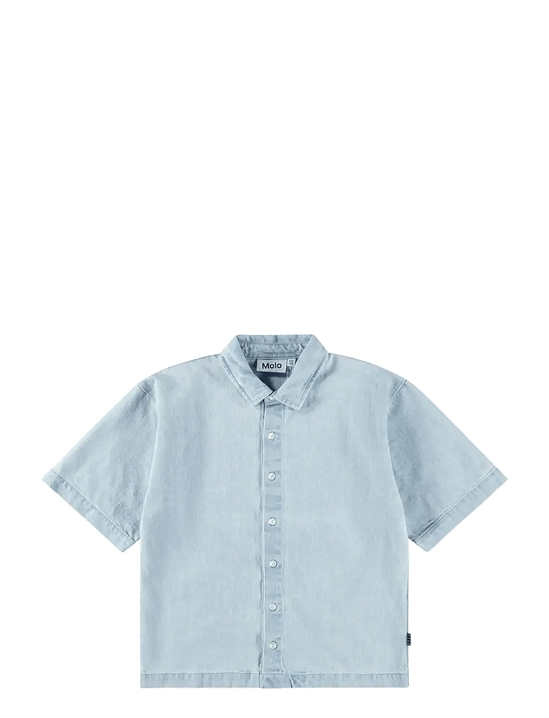 Molo - Richie - kurzärmlige hemden - misty denim - 1