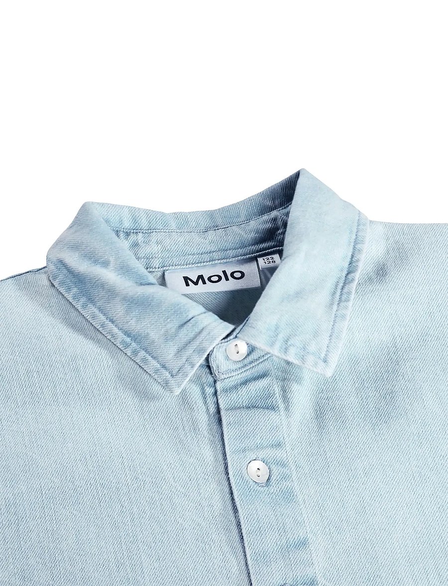 Molo - Richie - kurzärmlige hemden - misty denim - 5