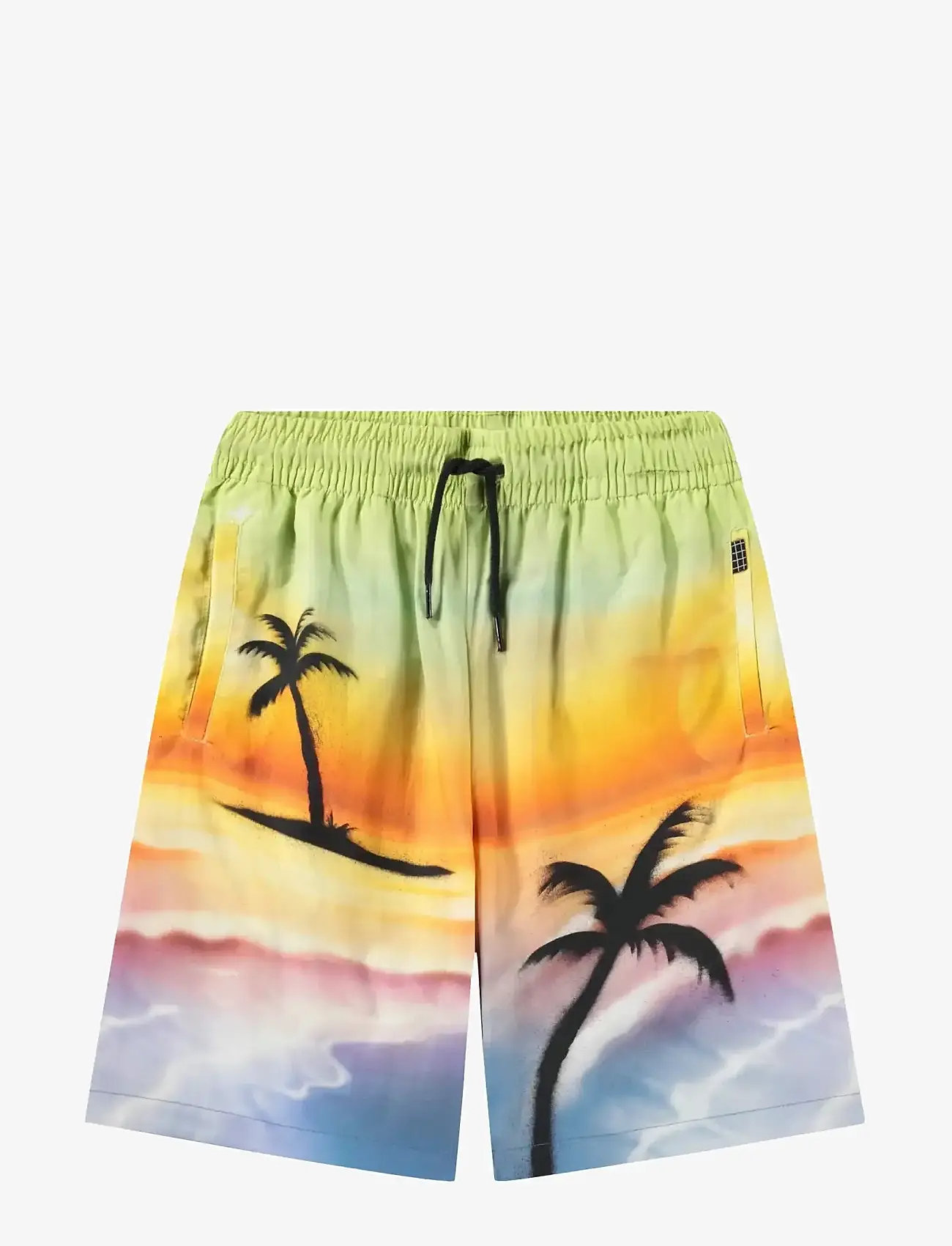 Molo - Adi - casual shorts - airbrush beach - 1