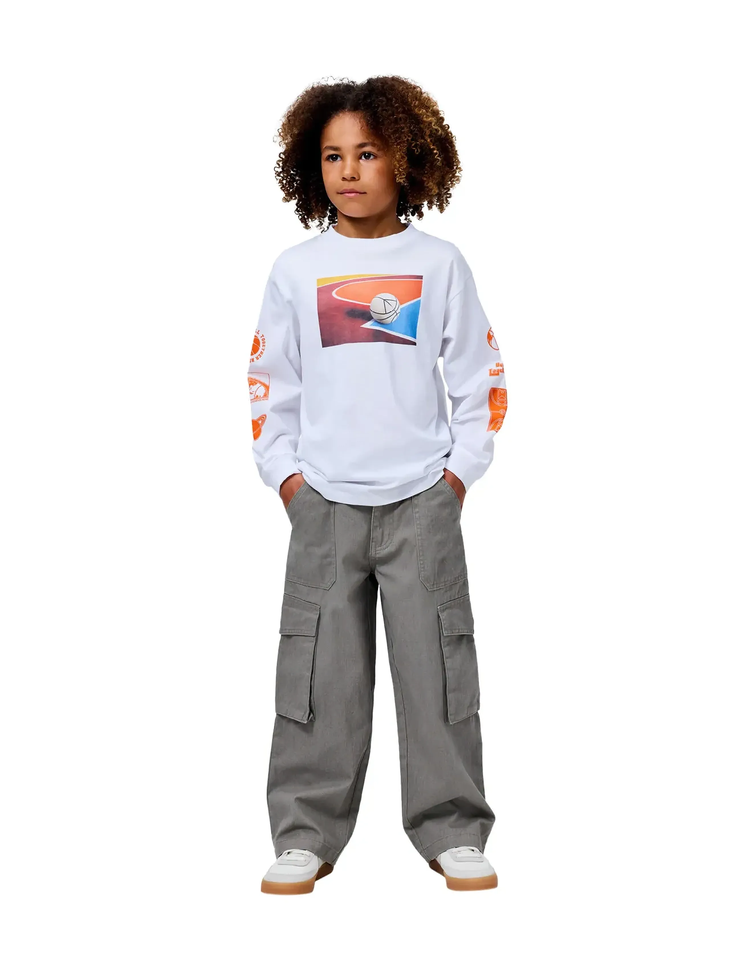 Molo Alter, 140, Unterteile, Grau - Cargo Pants, Kinder
