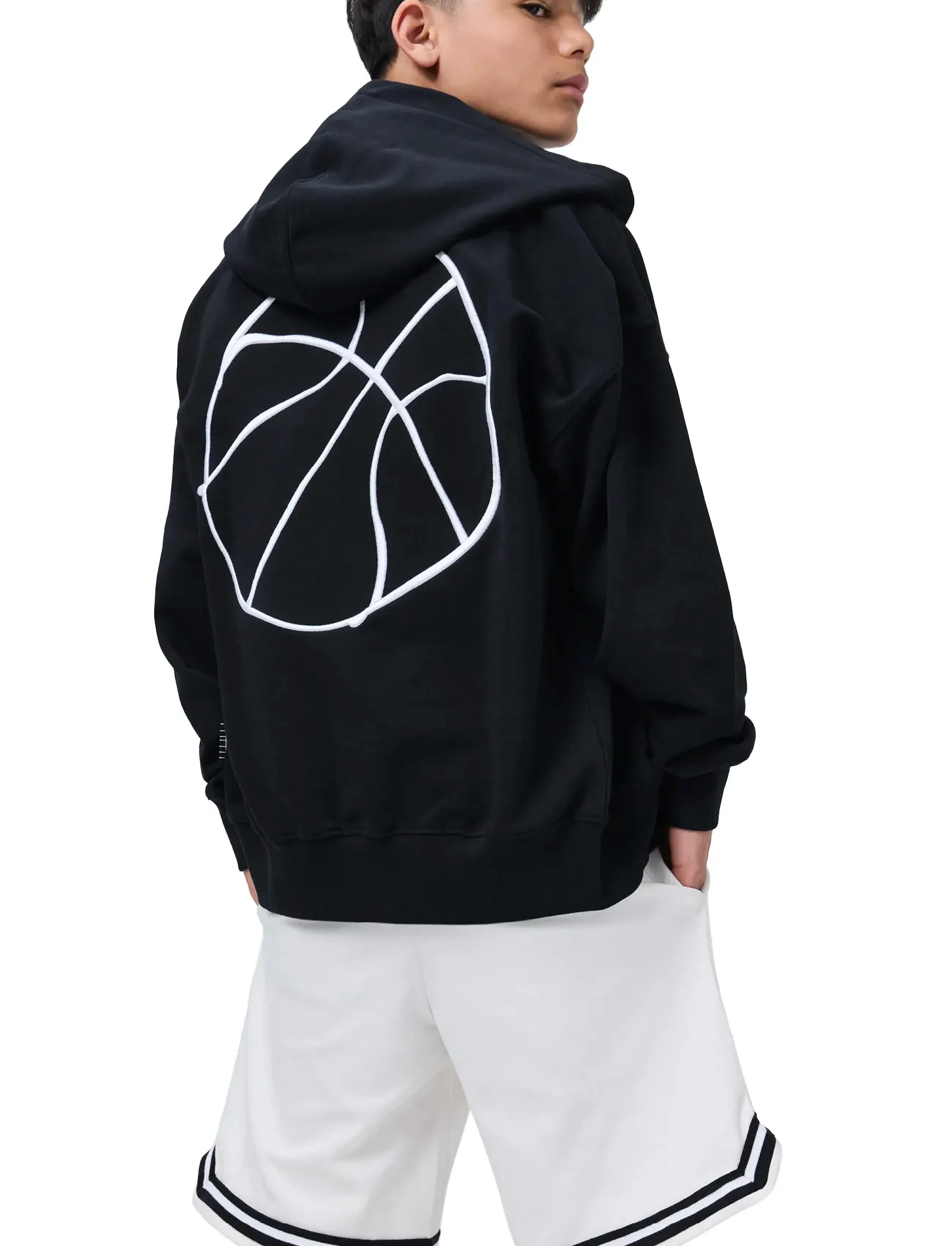 Molo Marley, 122, Black, Sweatshirts & Hættetrøjer > Hættetrøjer, Børn