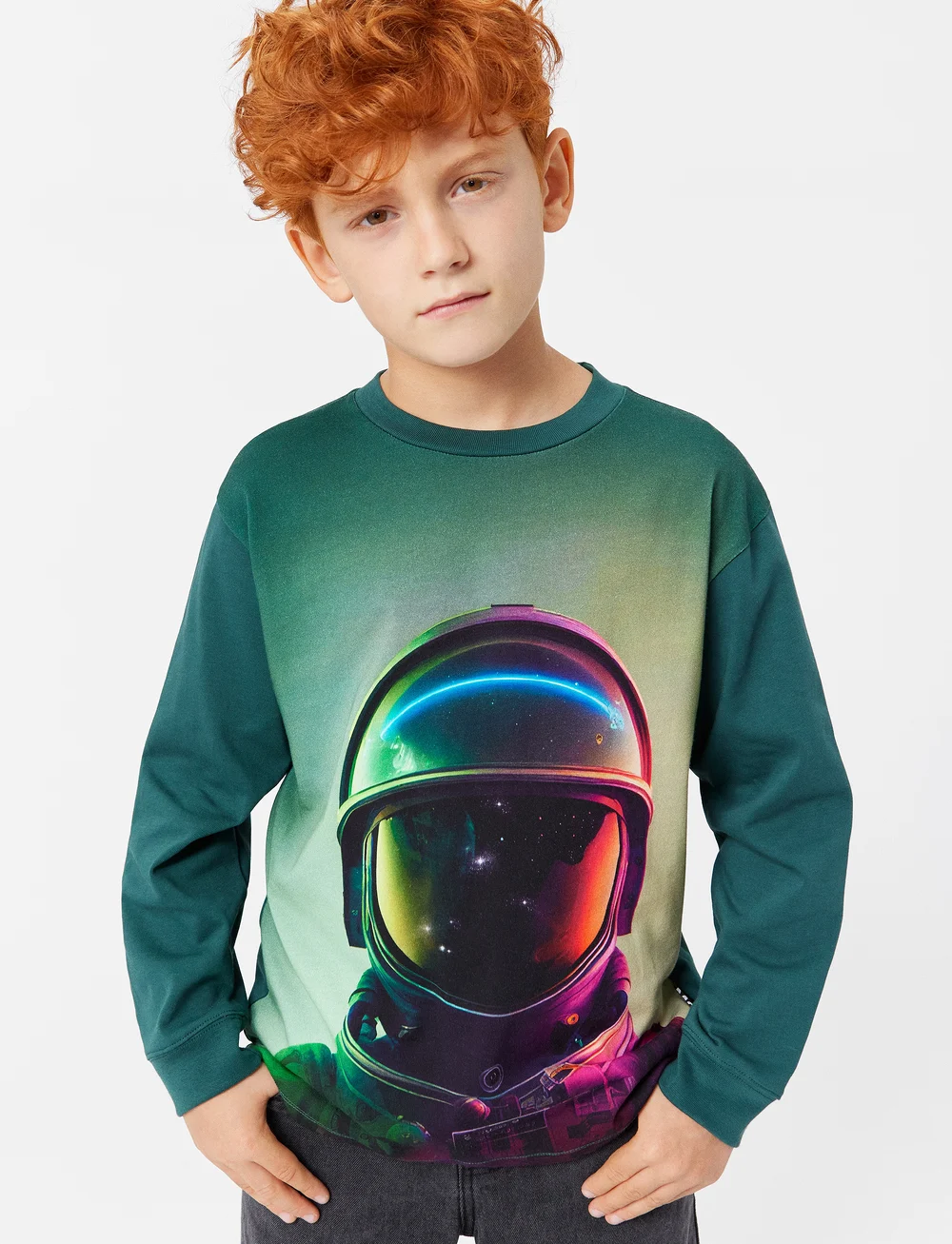 Molo - Rube - långärmade - space helmet - 0