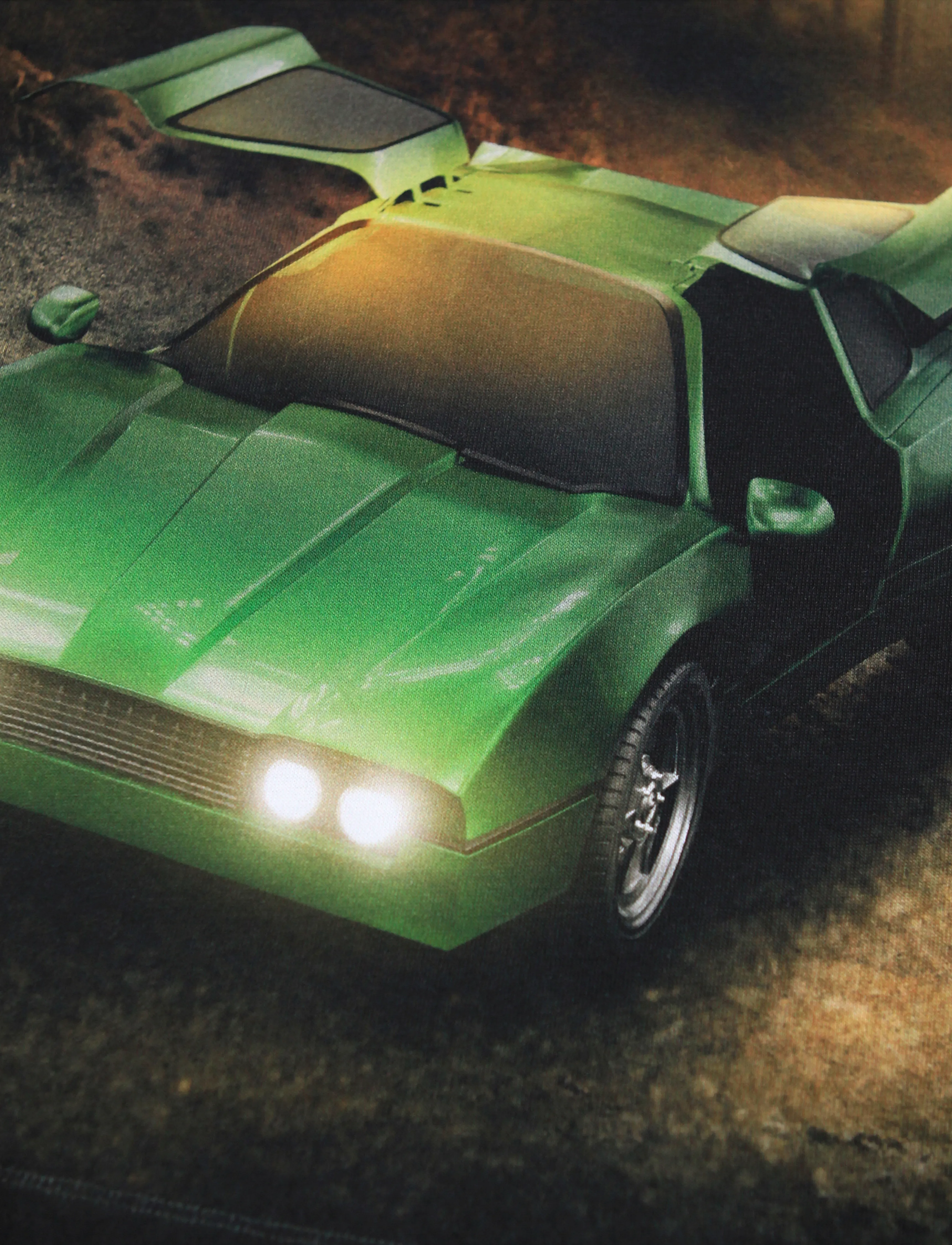 Molo - Riley - kortärmade - green car - 2