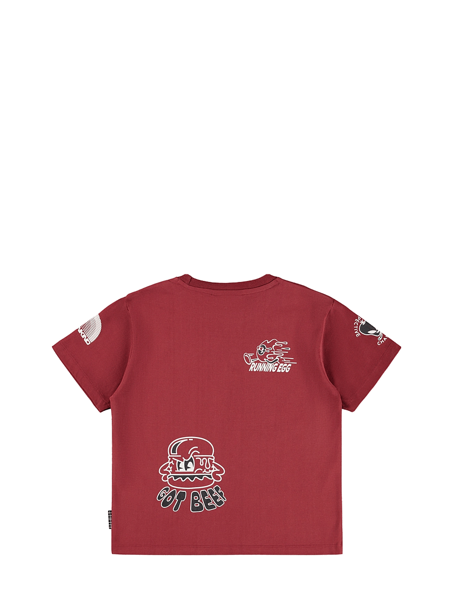 Molo - Rodney - kortärmade - dark red - 1