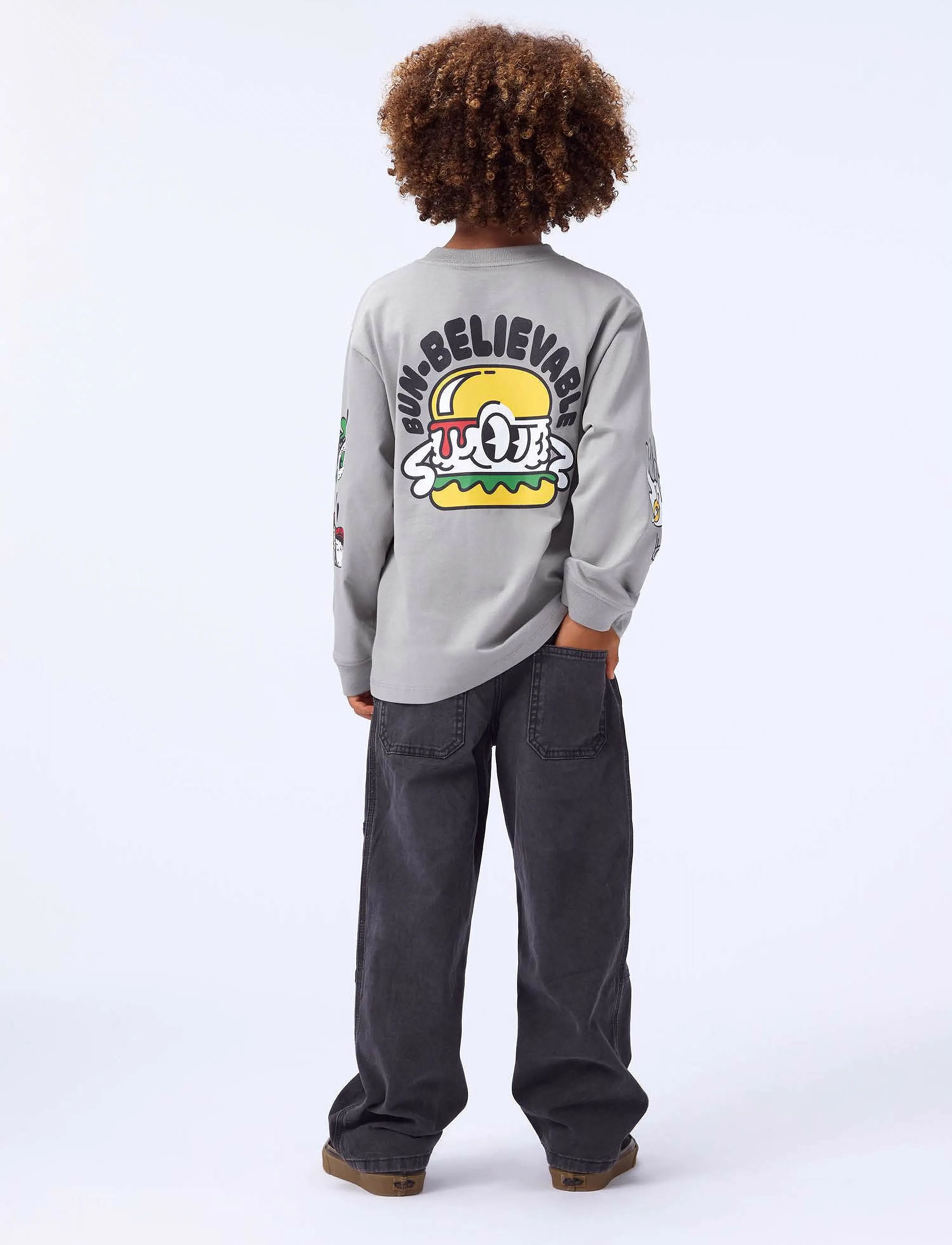 Molo Rube - Toppe og t-shirts - FUNNY FOOD / grey