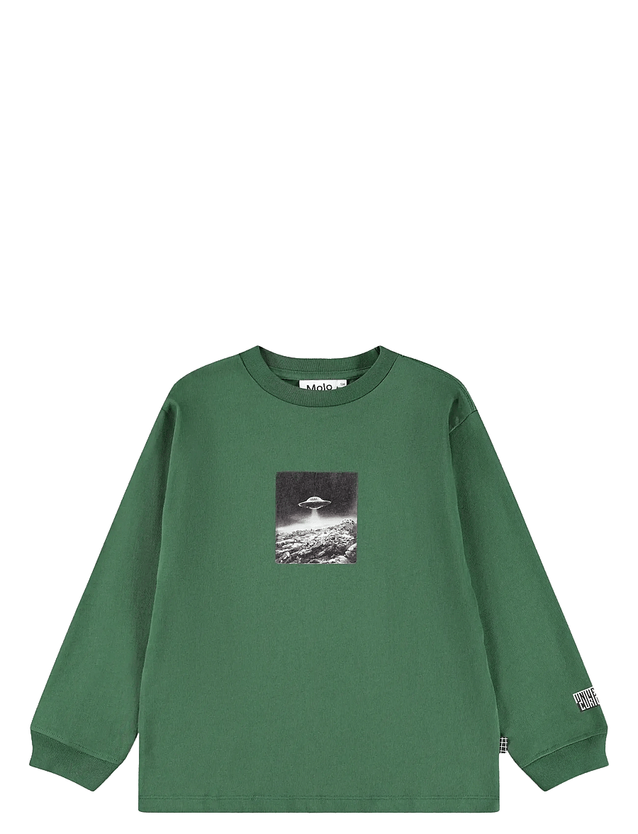 Molo - Rube - langærmede t-shirts - pine tree - 0