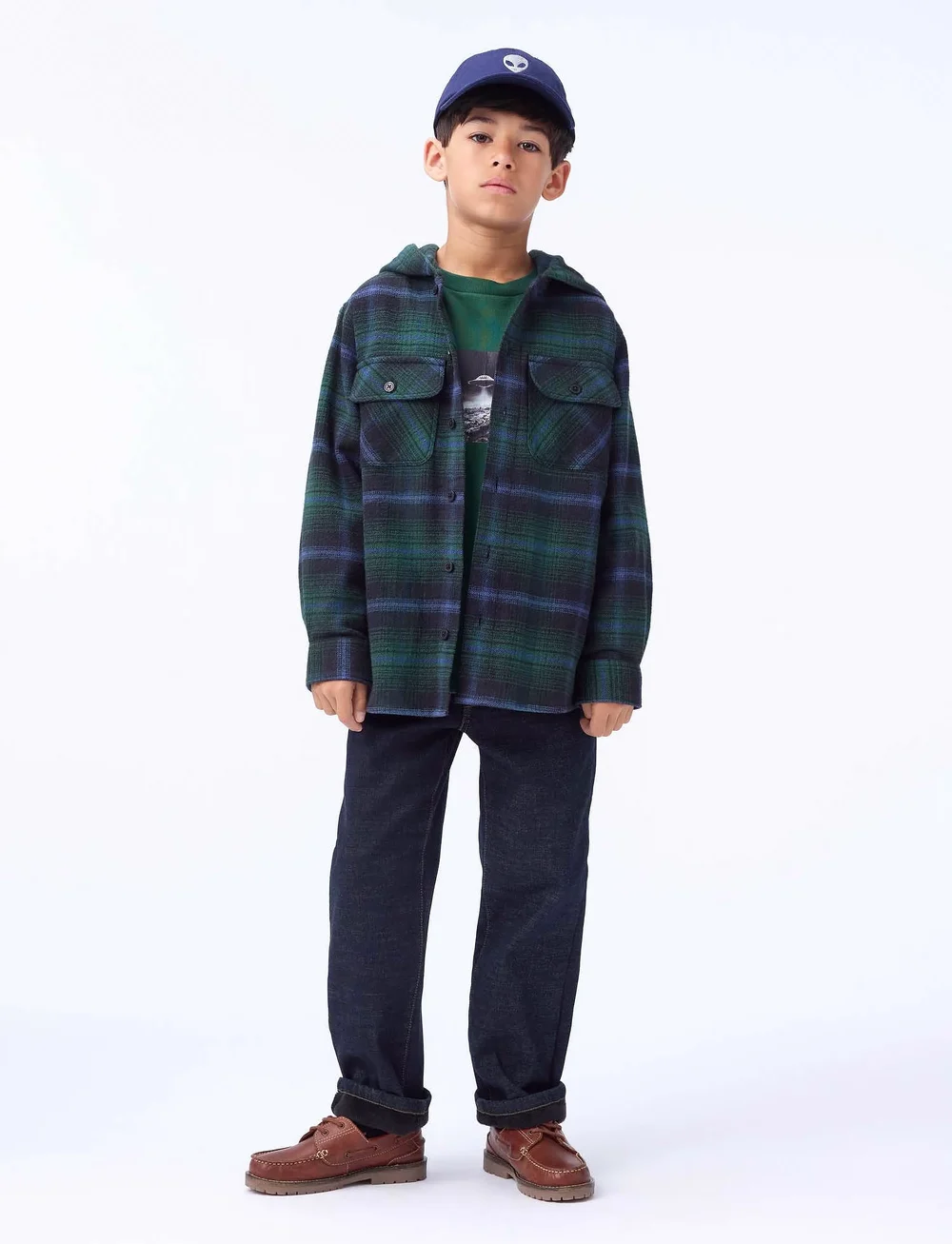 Molo - Rizz - overshirts - galaxy check - 2