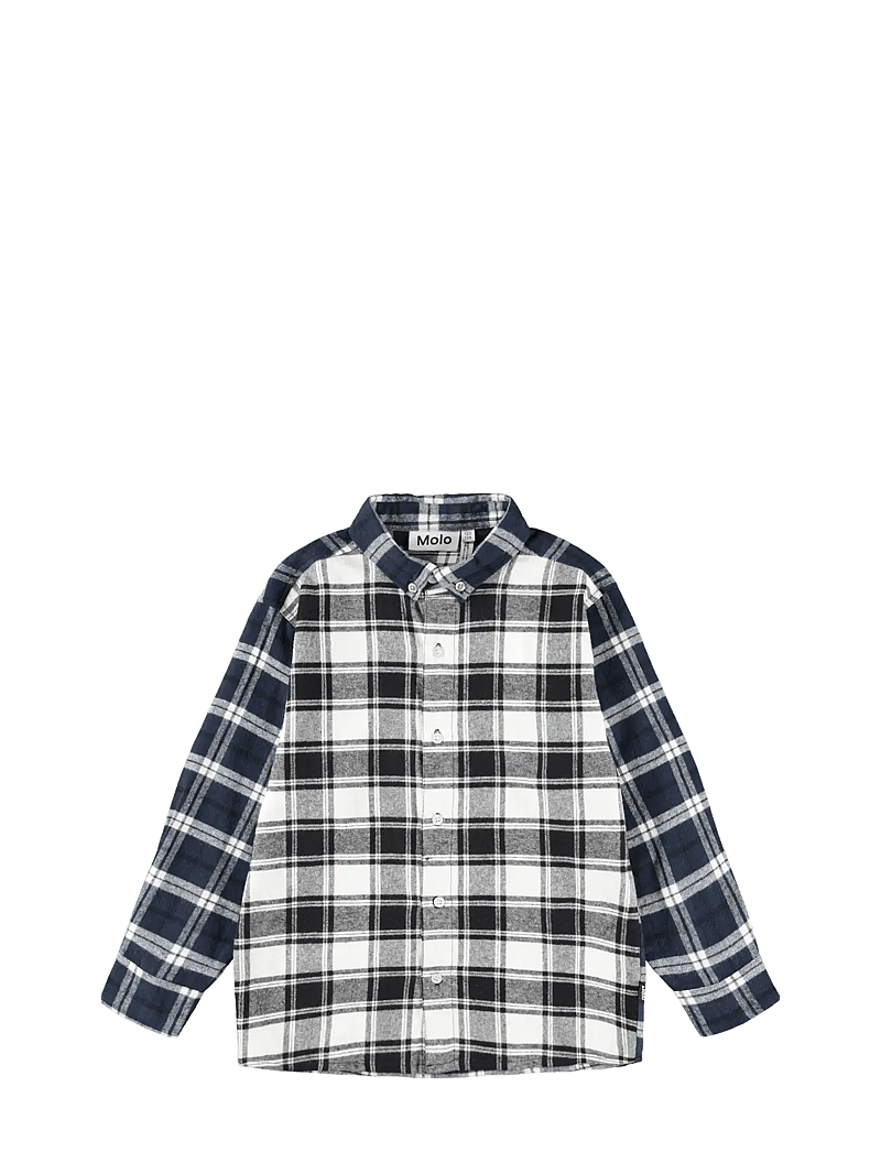 Molo - Remon - langärmlige hemden - crisp black - 0