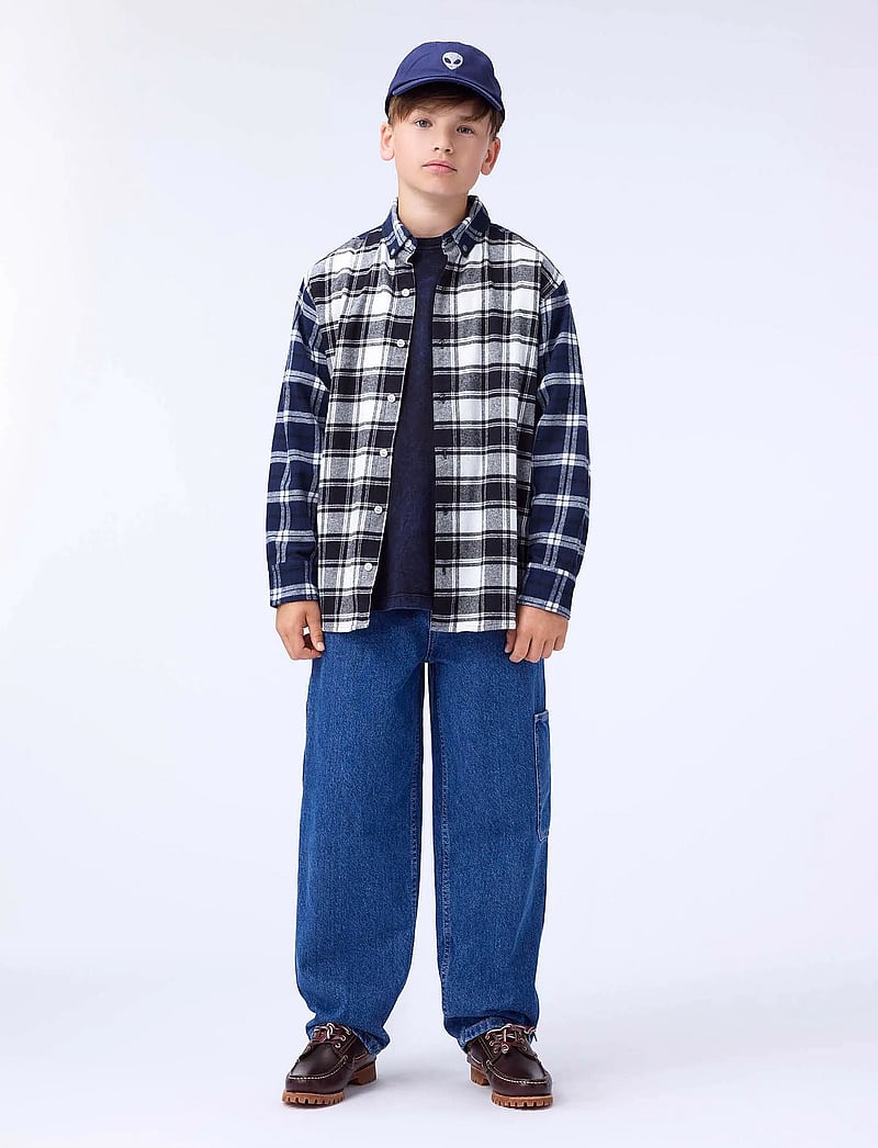 Molo - Remon - langärmlige hemden - crisp black - 2