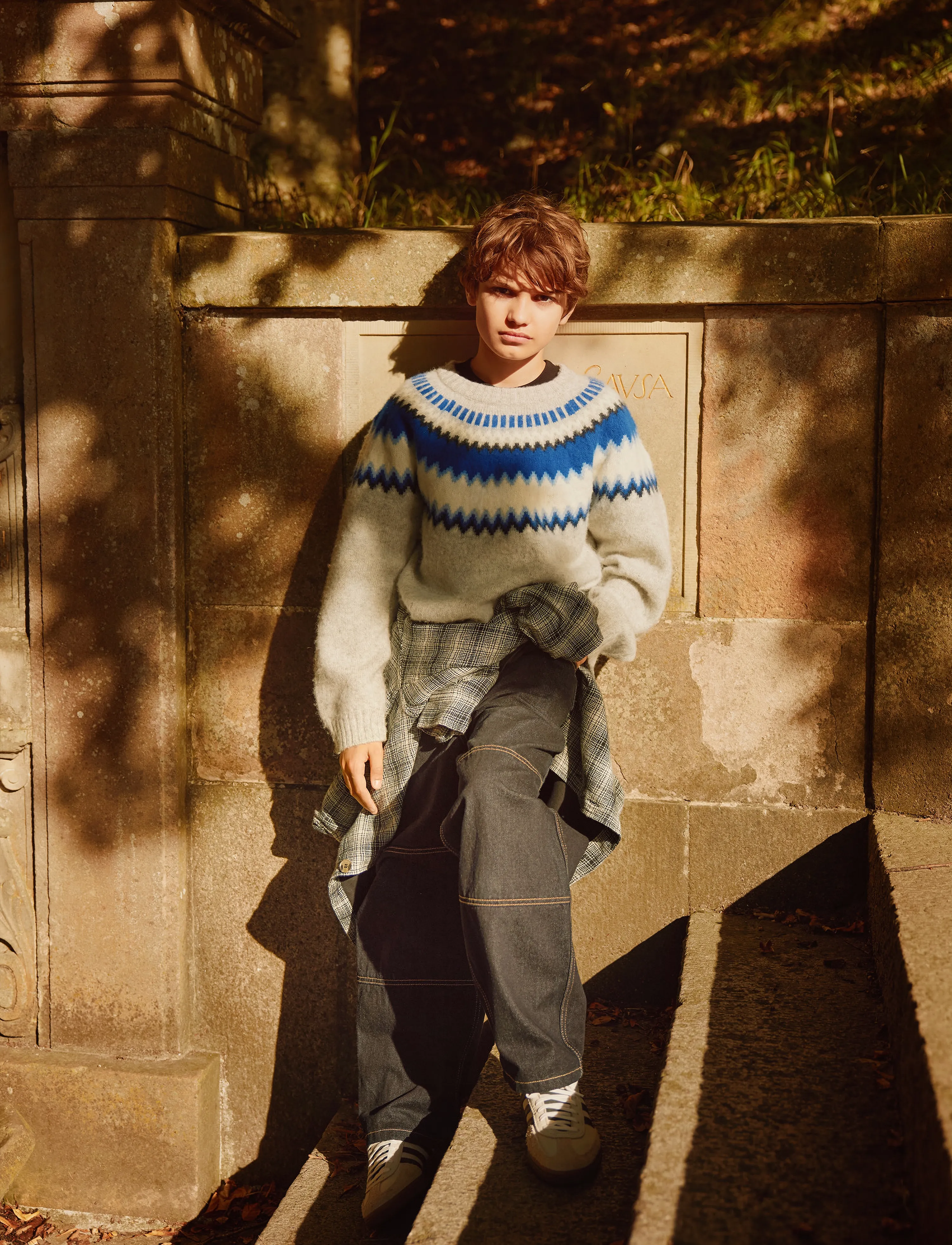 Molo - Baes wool - pullover - nordic blues - 4