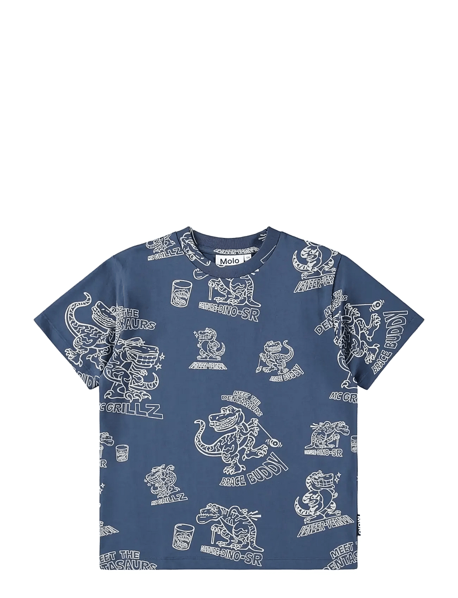 Molo - Riley - kortærmede t-shirts - dino infinity - 0