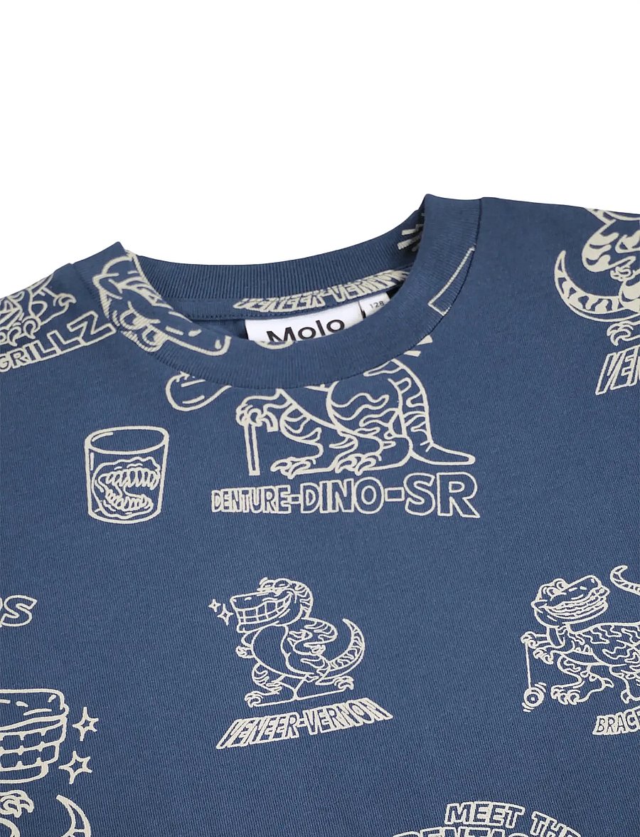 Molo - Riley - kortærmede t-shirts - dino infinity - 2