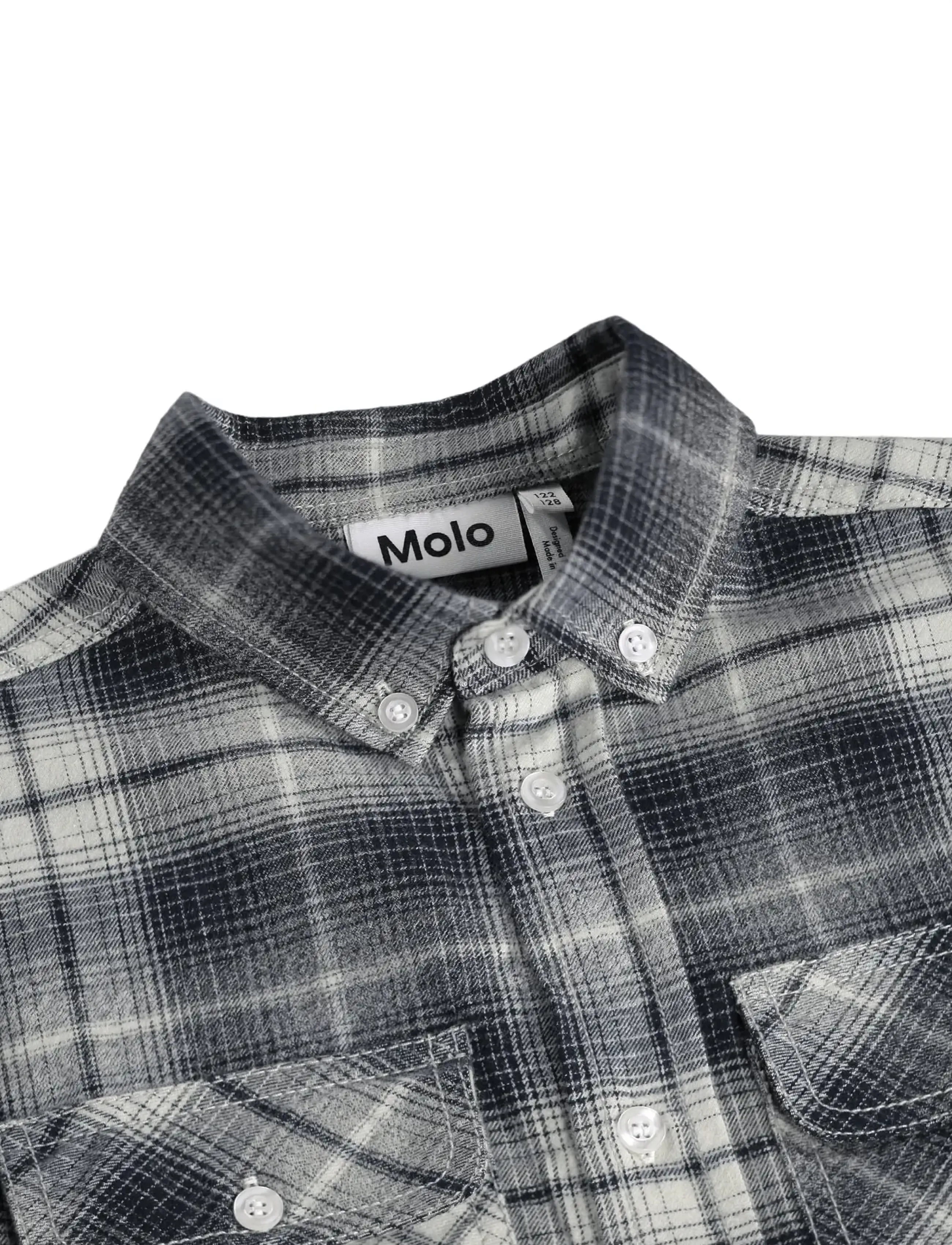 Molo - Rozzy - langærmede skjorter - pirate check - 4