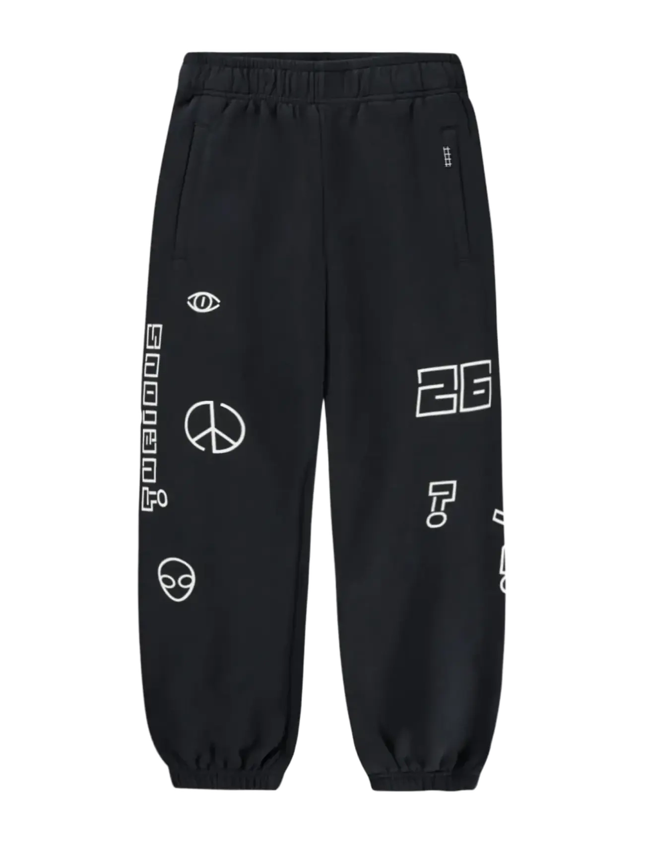 Molo Allen, Børn, Joggingbukser, Sort, Str: 122