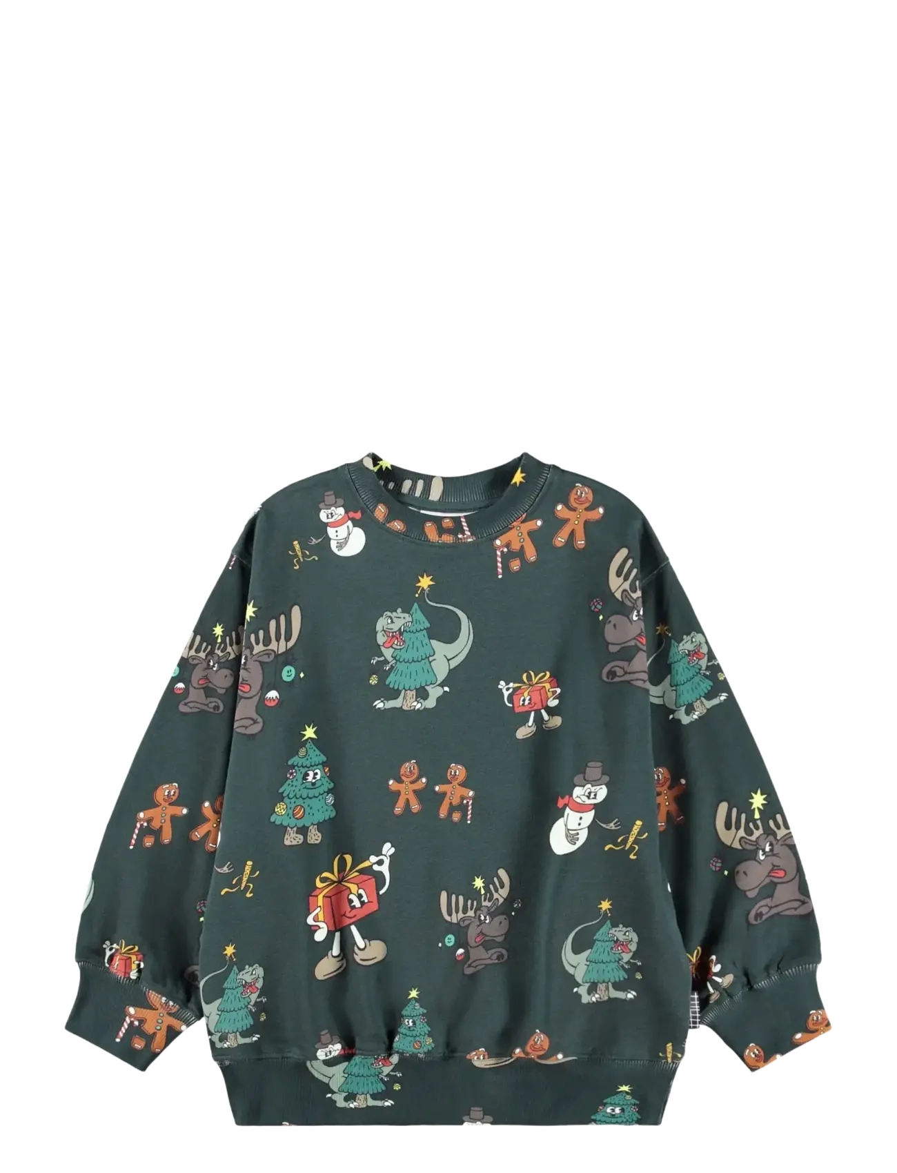 Molo Monti - Molo - CARTOONY XMAS / green