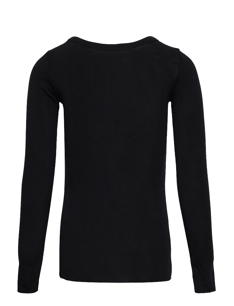 Molo - Rihanna Wool - langærmede t-shirts - black - 1