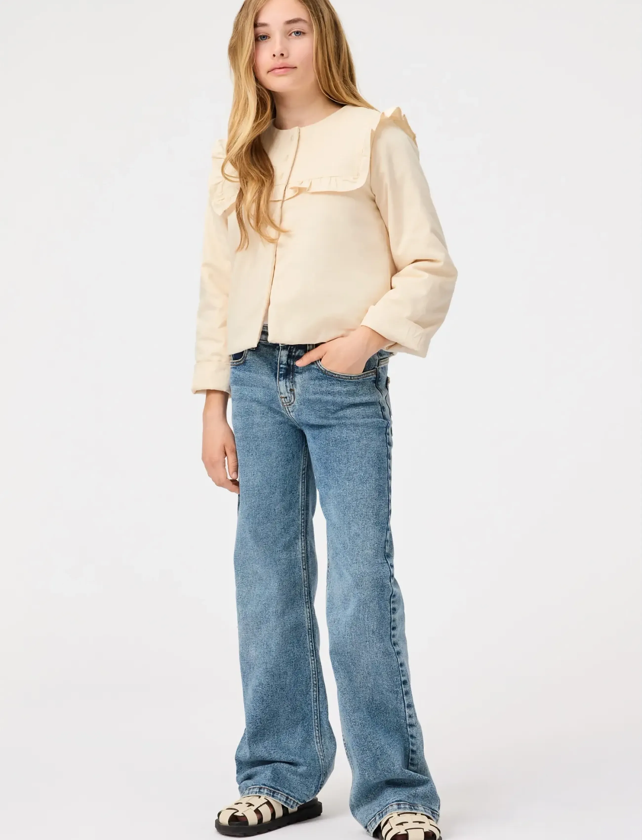 Molo Asta, 92, Jeans, Blau - Wide Kinder