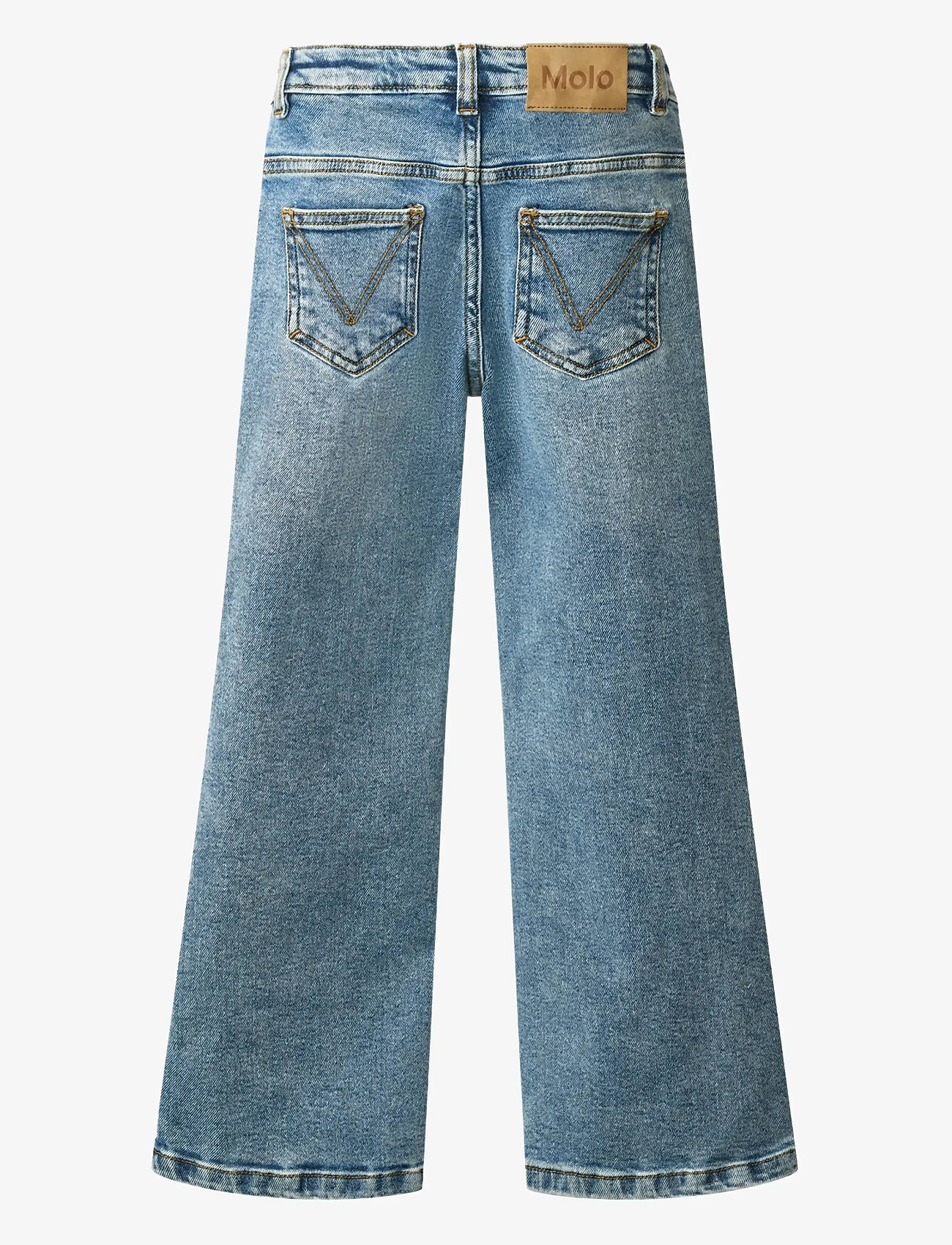 Molo - Asta - wide leg jeans - worn denim - 2