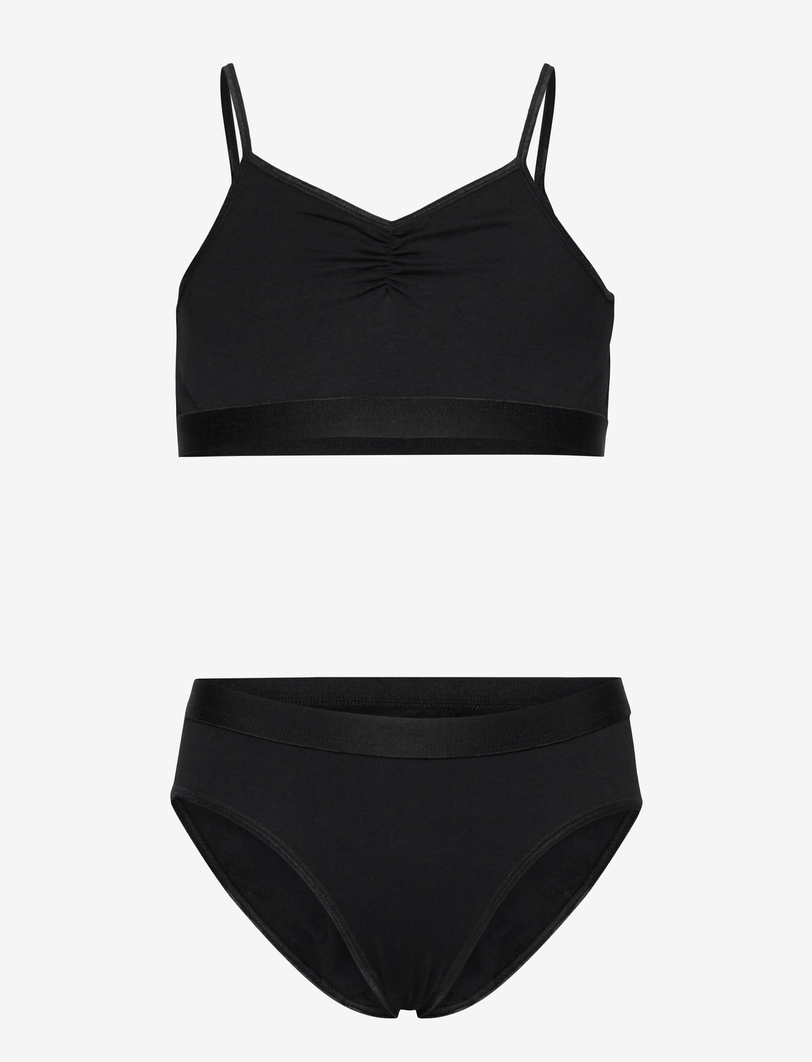 Molo Jinny Set, Børn, Bralette Sæt, Sort, Str: 98-104