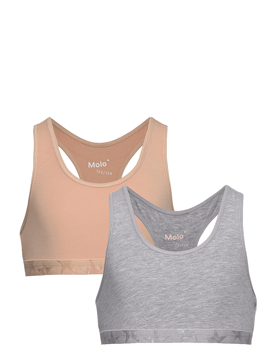 Molo - Jade 2-Pack - oberteile - cameo grey mel. - 0