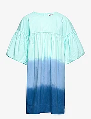 Molo - Catherine - casual jurken met korte mouwen - blue dip dye - 0