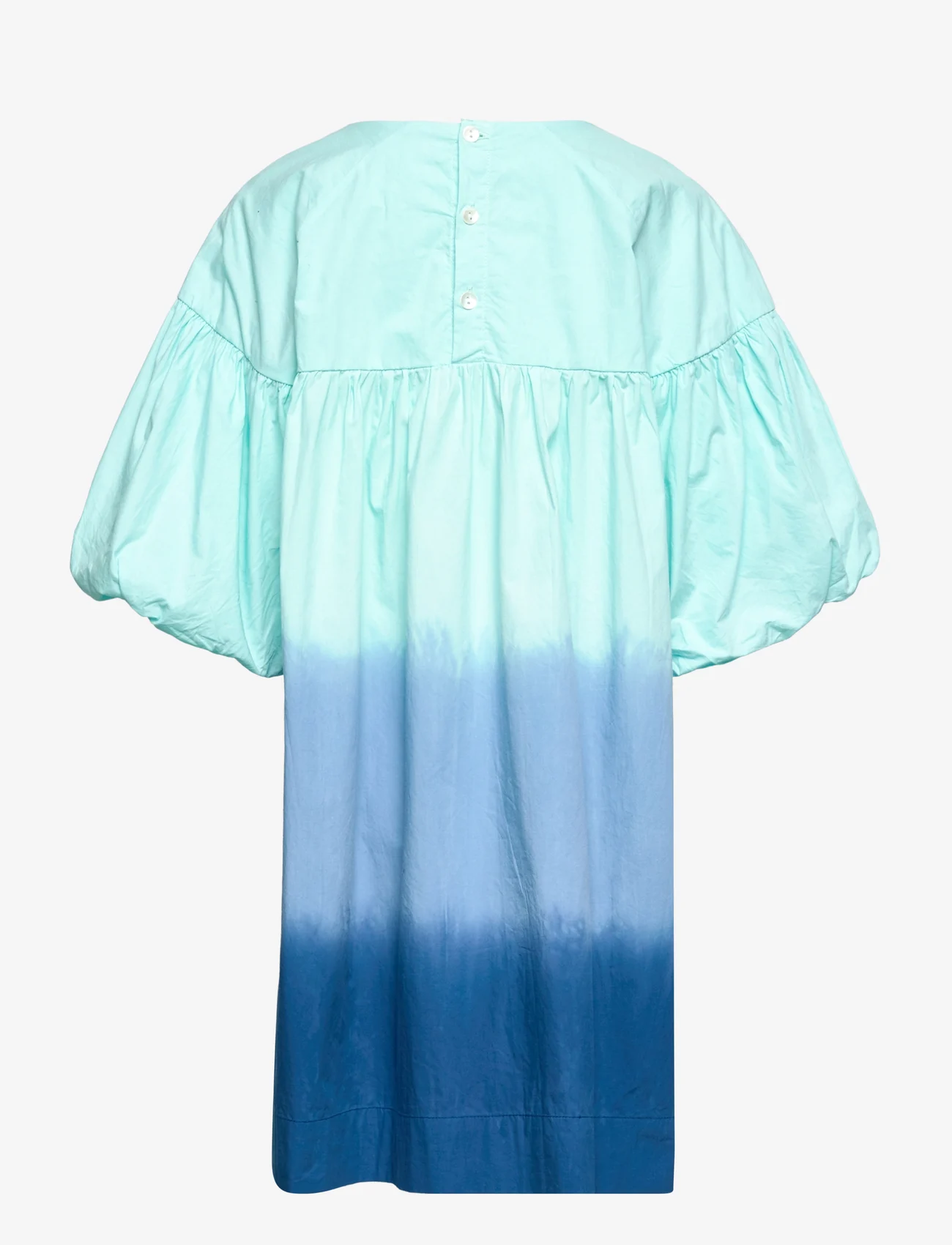 Molo - Catherine - short-sleeved casual dresses - blue dip dye - 1