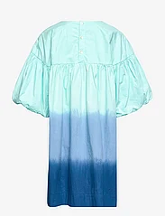 Molo - Catherine - casual jurken met korte mouwen - blue dip dye - 1