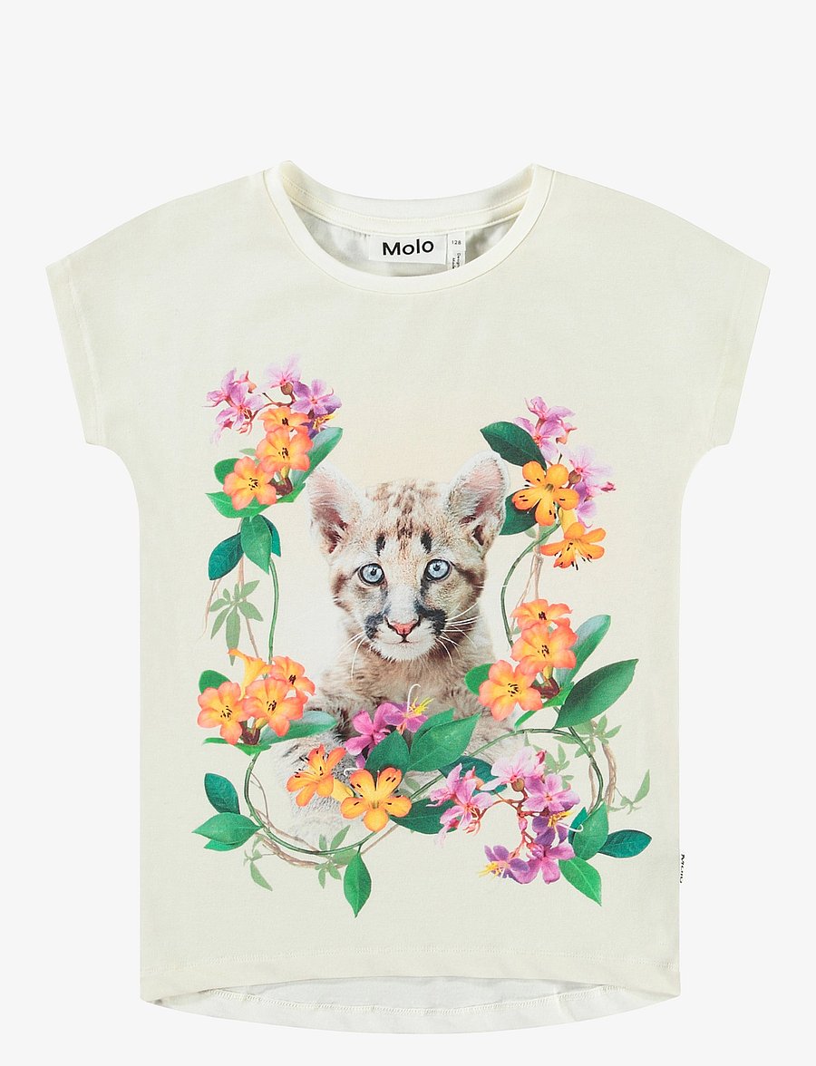 Molo - Ragnhilde - kortærmede t-shirts - floral puma - 0