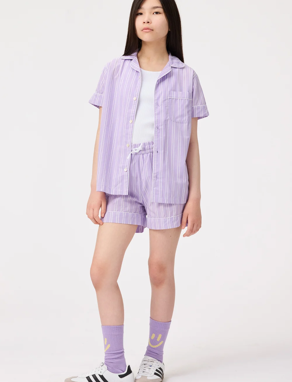 Molo - Rara - marškiniai trumpomis rankovėmis - purple rail stripe - 0